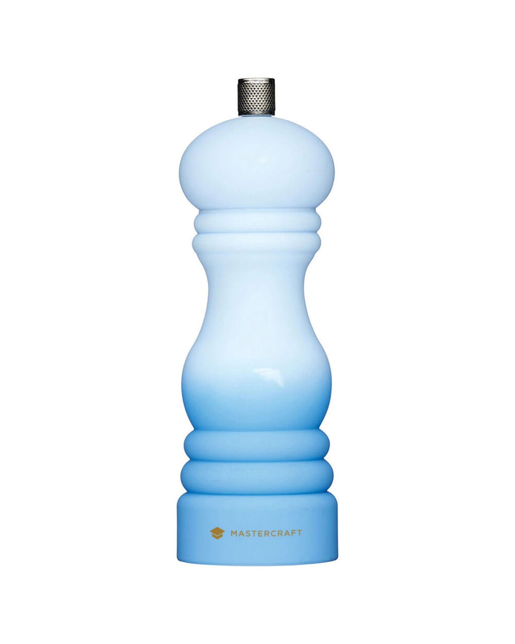 2 Mastercraft 2PK 17cm Ombre Capstan Salt Pepper Mill Spice Grinder Kitchen Utensils Set - Blue, 2 of 6