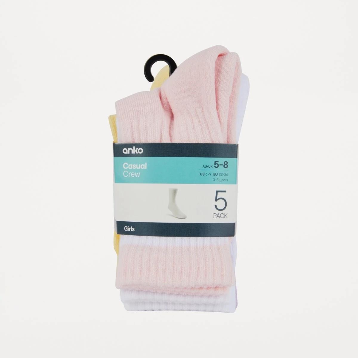 3 5 Pack Crew Socks BLU STRP, 3 of 3