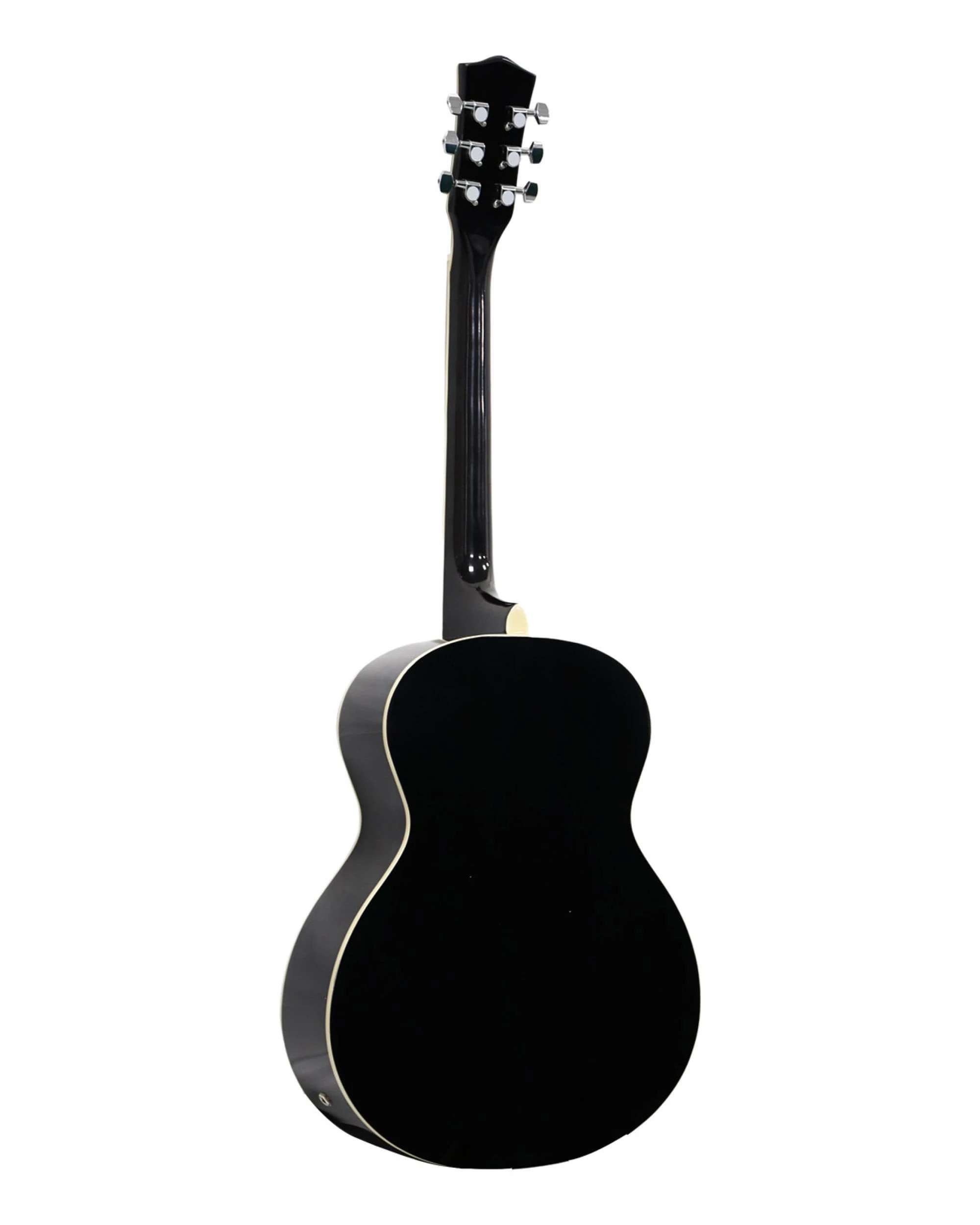 2 Karrera 40in Resonator Guitar - Black, 2 of 6