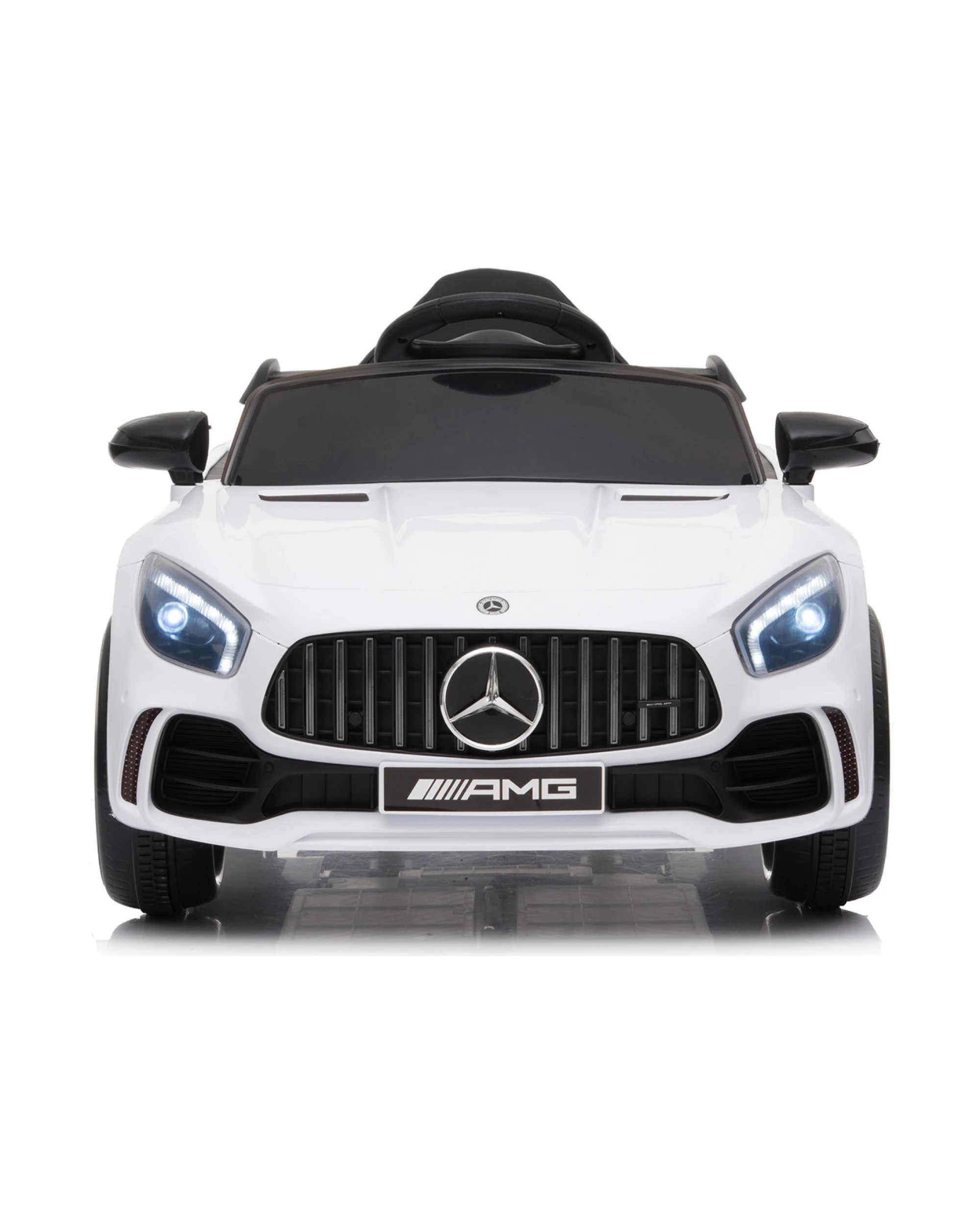 2 Kahuna Mercedes-AMG GTR Licensed Kids Electric Ride-On Car White - White, 2 of 7