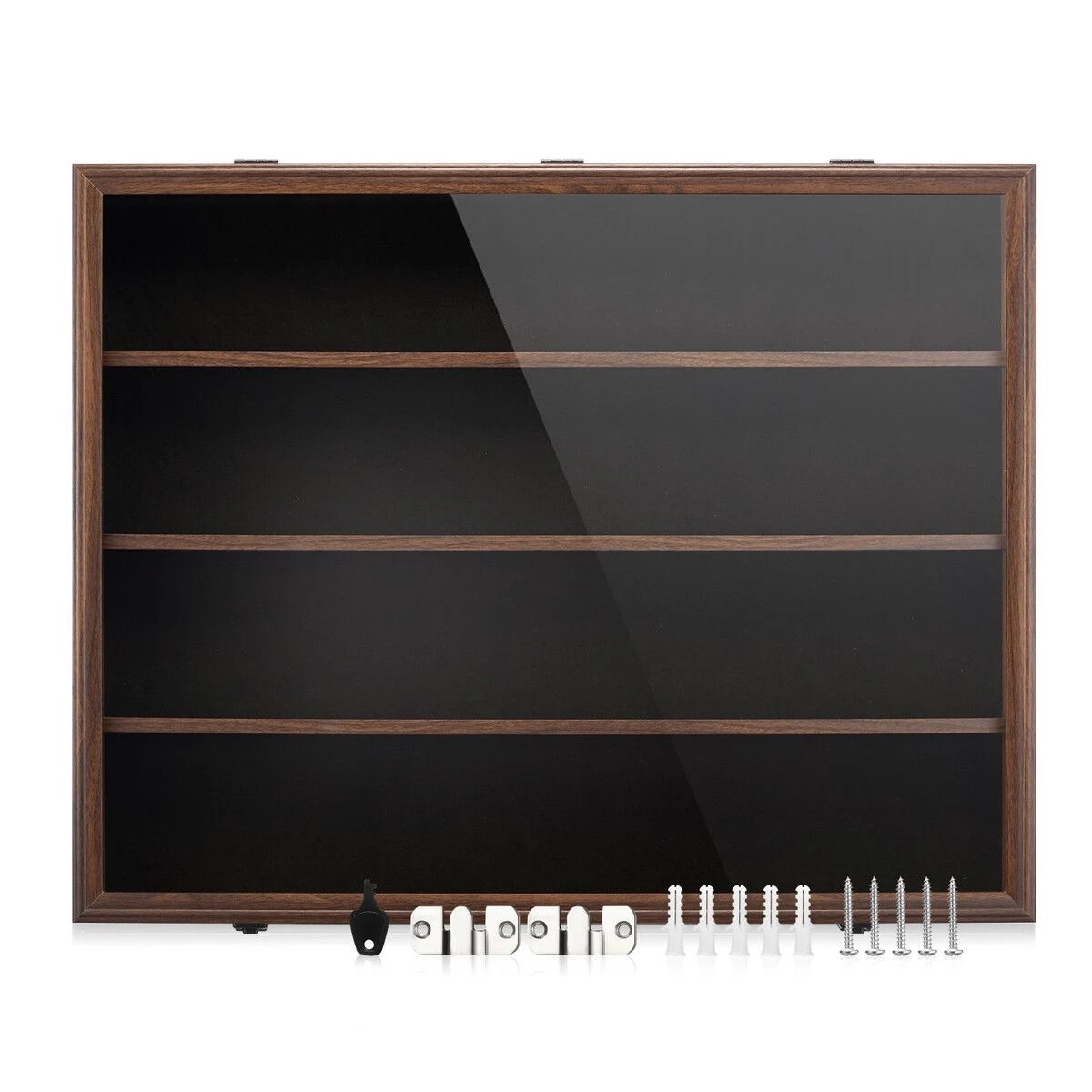 4 AUSWAY Sports Card Display Case UV Graded Wall Mounted Cabinet, 4 of 6