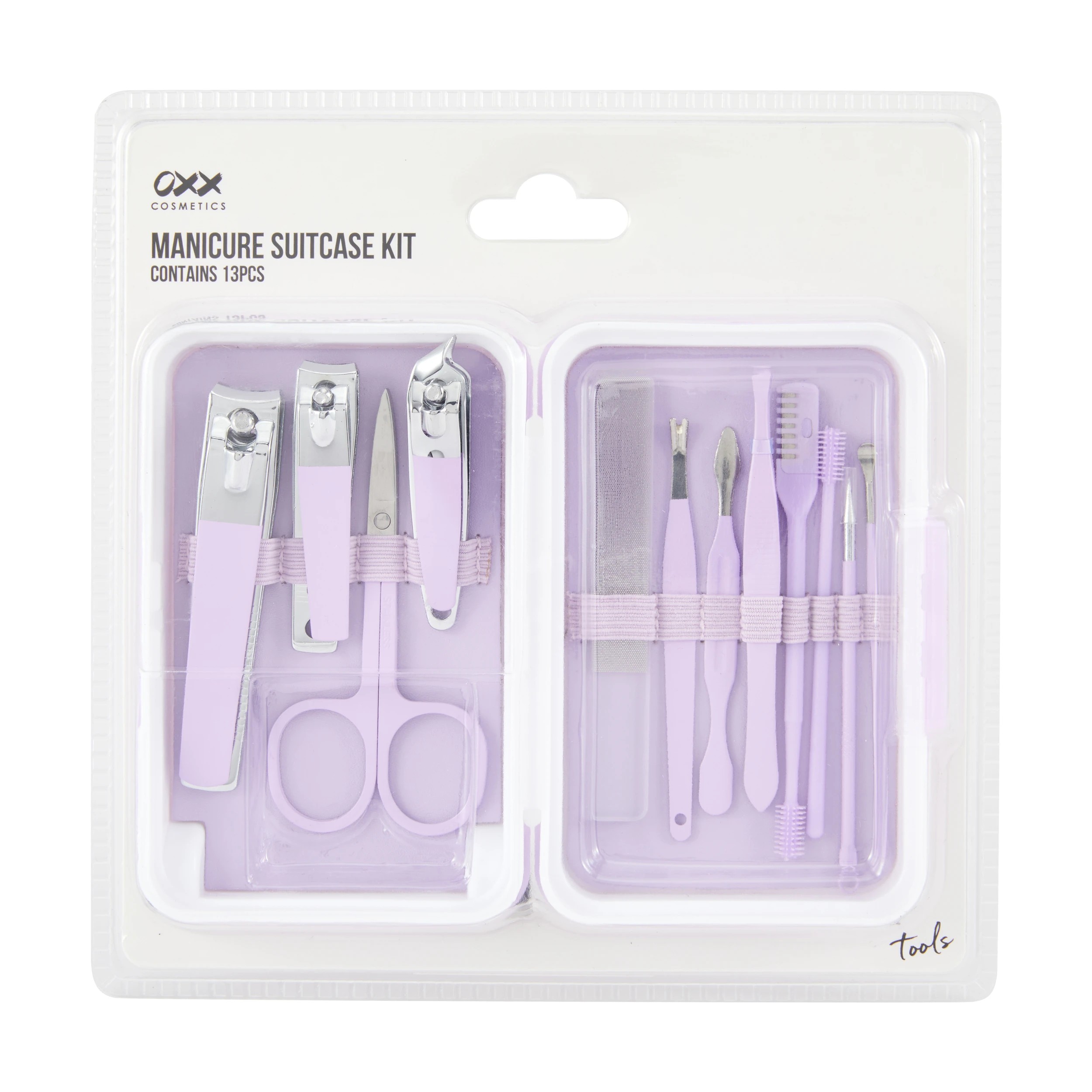 1 OXX Cosmetics 13 Piece Manicure Suitcase Kit, 1 of 5