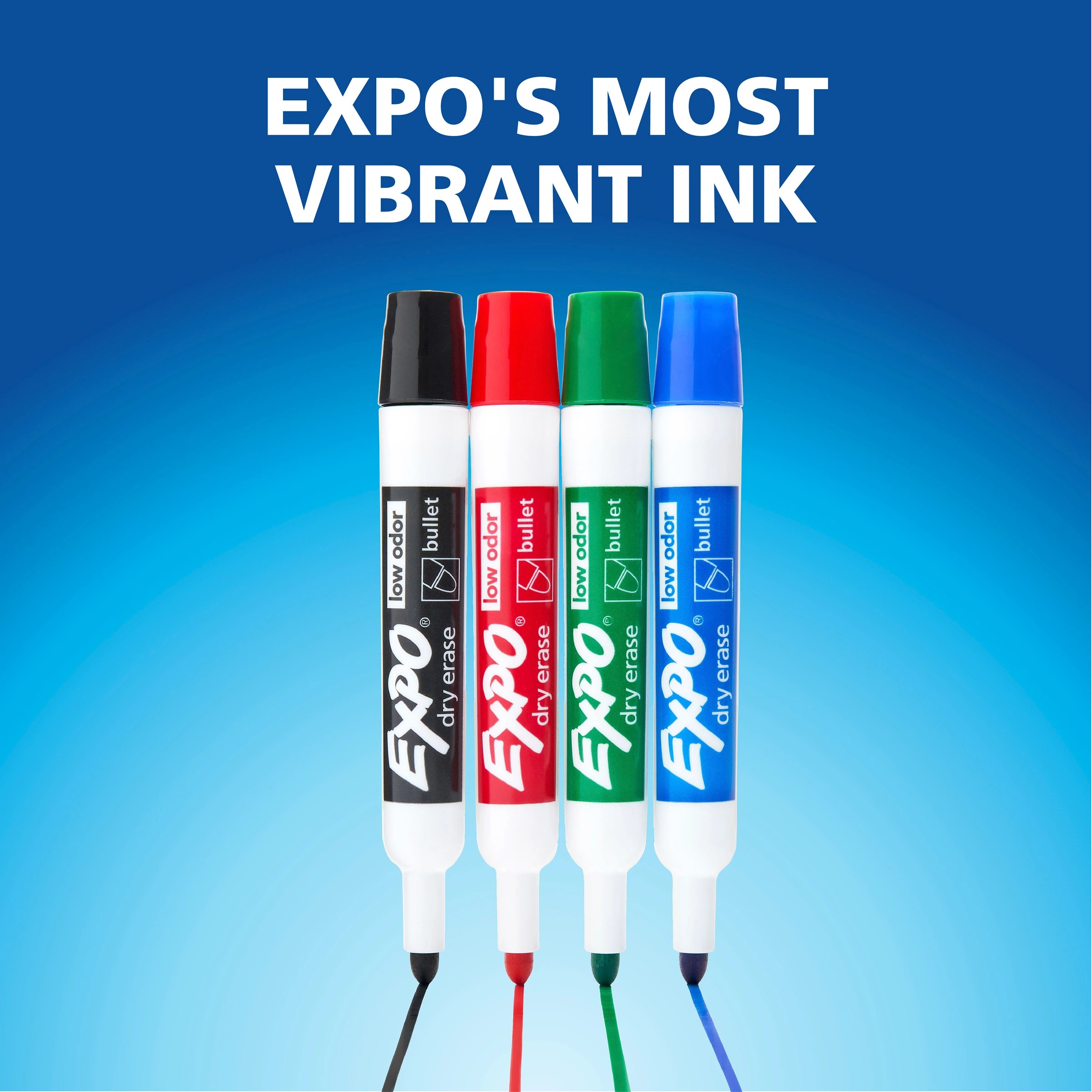 9 4 Pack Expo Dry Erase Whiteboard Marker Bullet Tip - Business Assorted, 9 of 10