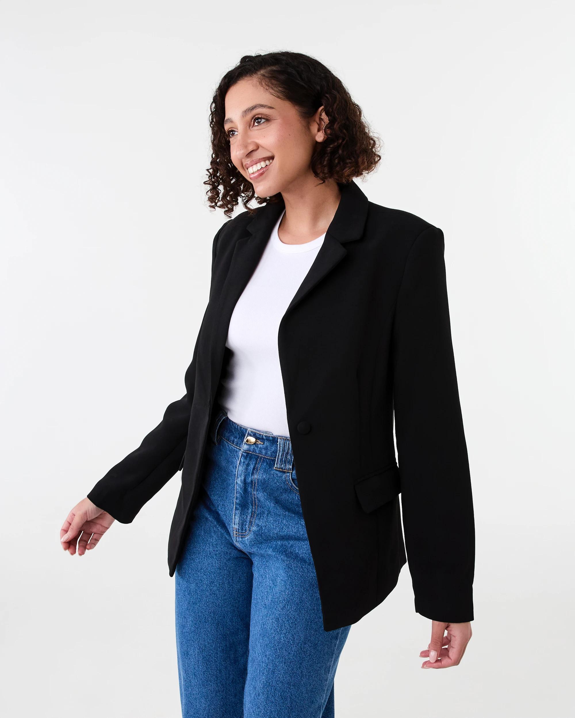 3 Fitted Blazer Black, 3 of 7