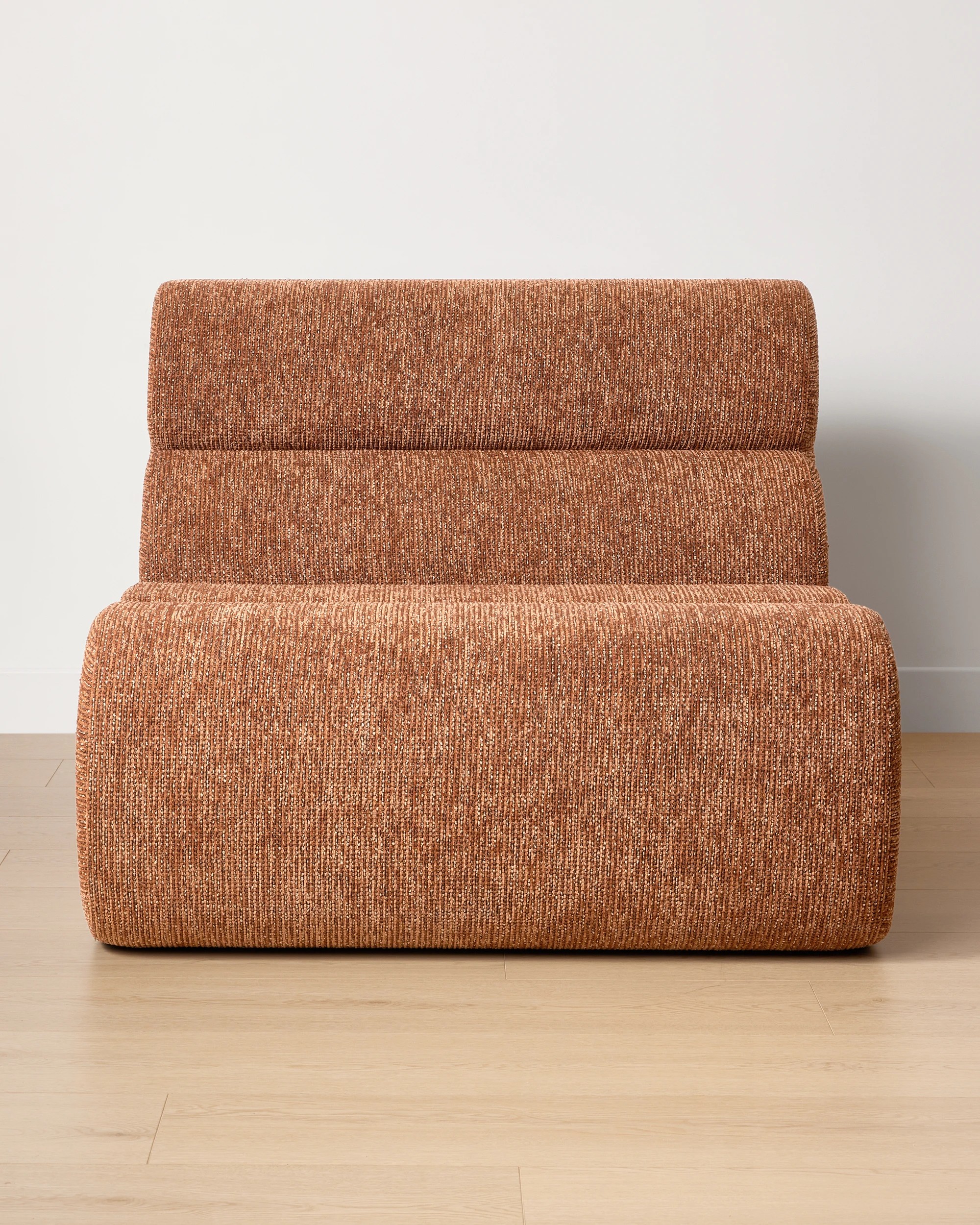 3 Rae Modular Compressed Lounge Chair - Rust, 3 of 7