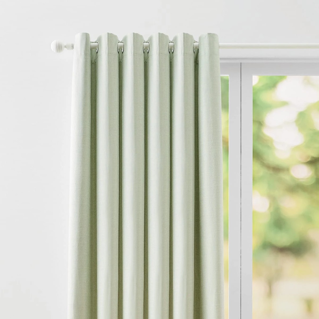 2 Monaco Wide Block Out Curtain - Sage - 240cm x 213cm, 2 of 5