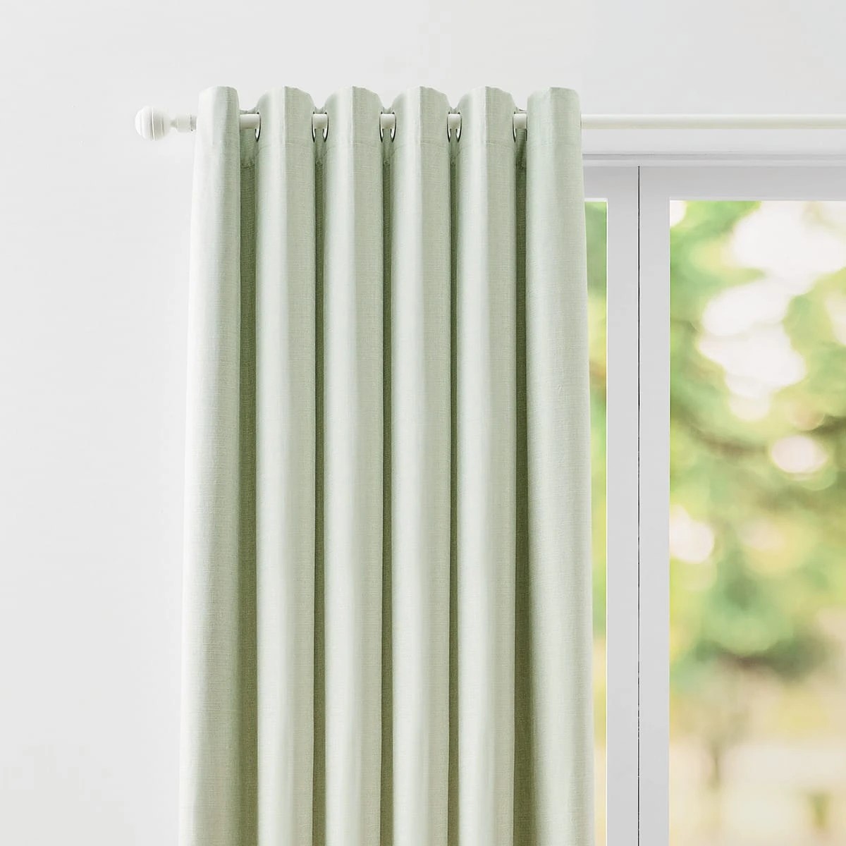 2 Monaco Wide Block Out Curtain - Sage - 240cm x 213cm, 2 of 5