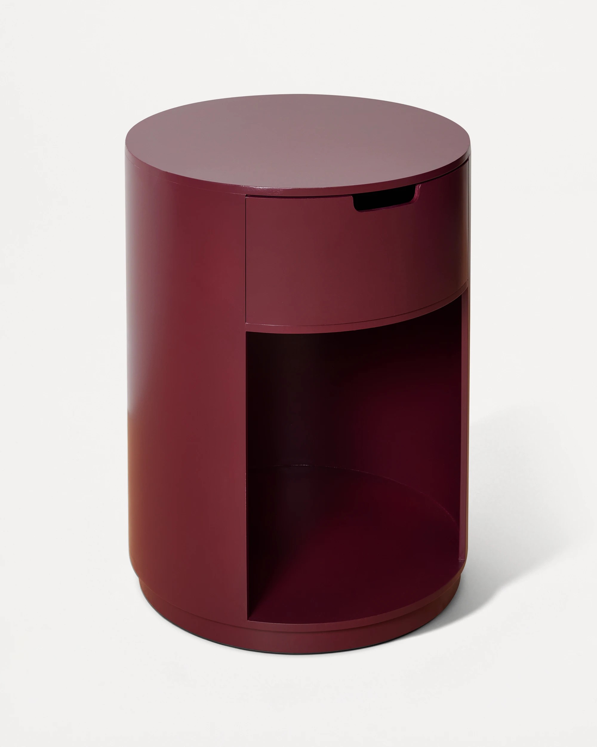 2 Chloe Bedside Table - Burgundy, 2 of 7