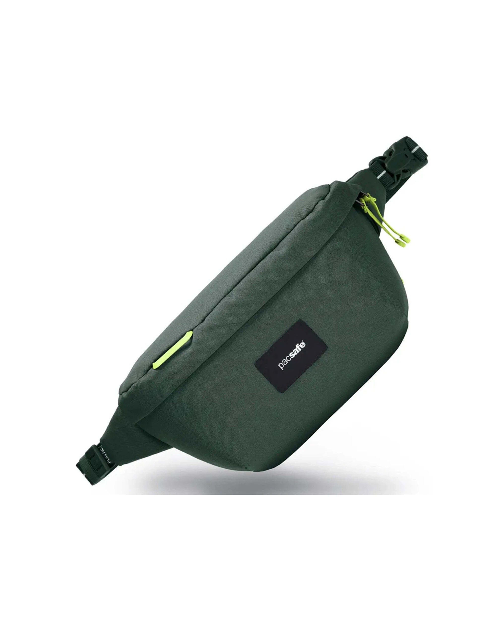 1 Pacsafe Go Anti-Theft Sling Pack Recycled Polyester Water Resistant Strap Spruce - Green, 1 of 8