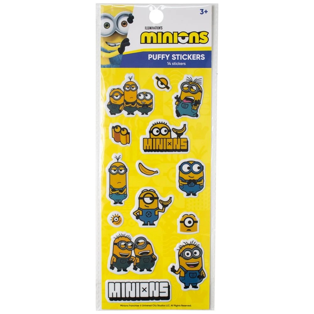 1 Puffy Stickers Minions, 1 of 2