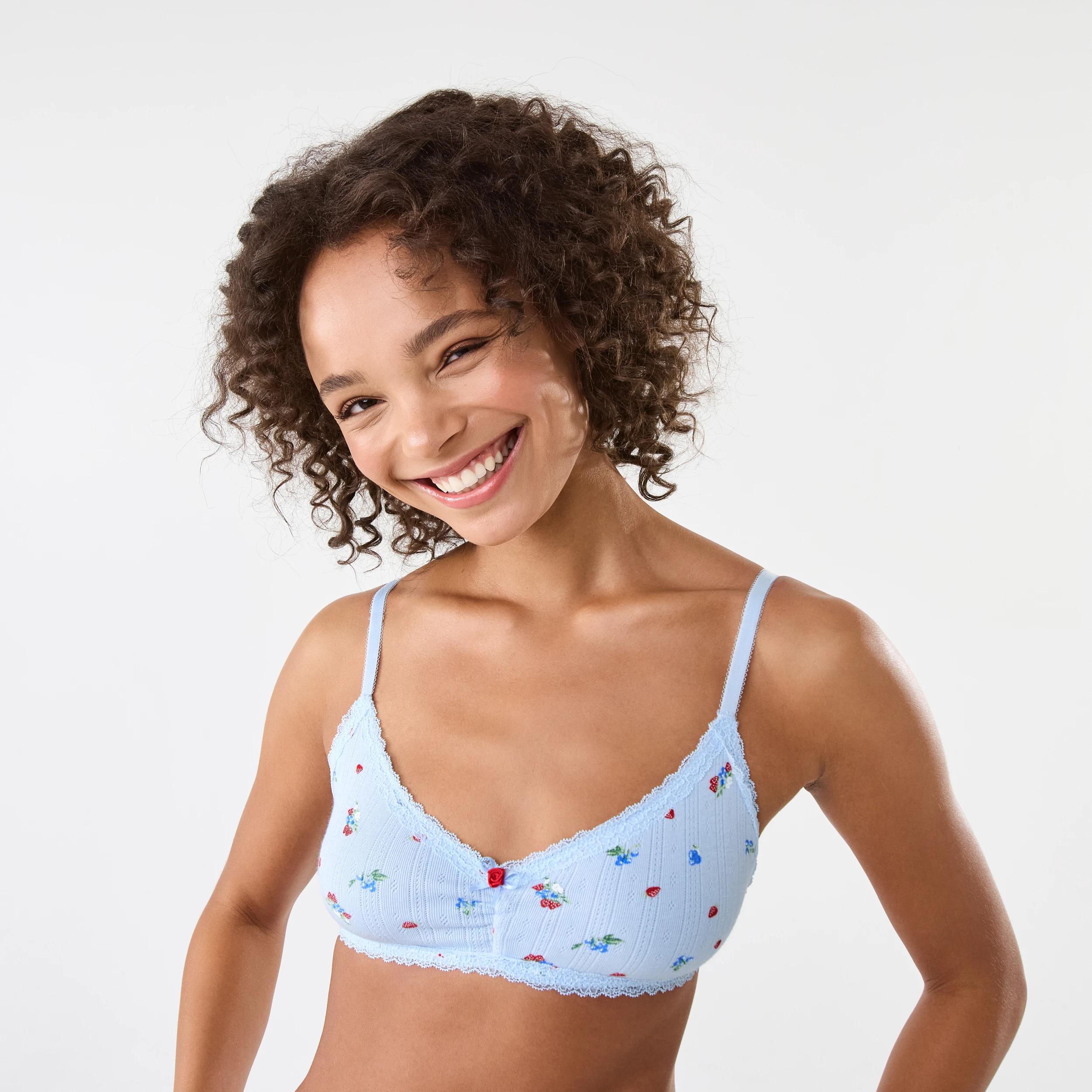 1 Pointelle Lace Trim Crop Fruits, 1 of 7