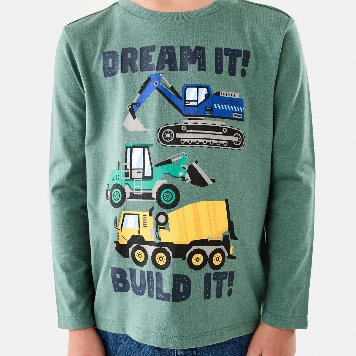 4 Long Sleeve Print T-shirt Gre Dreamd, 4 of 9