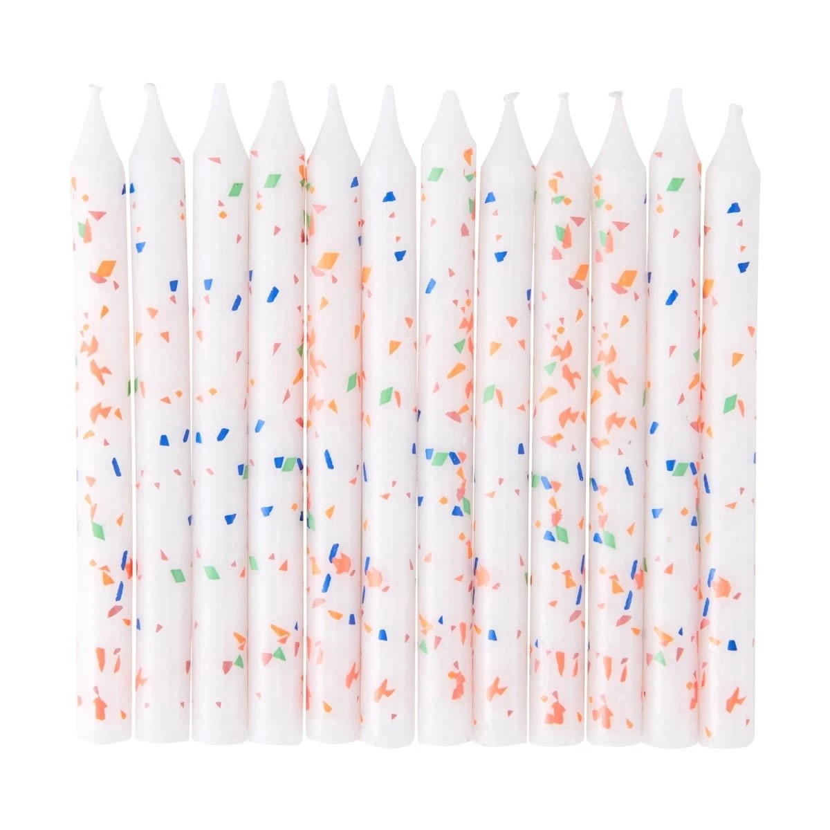 1 12 Pack Confetti Candles, 1 of 4