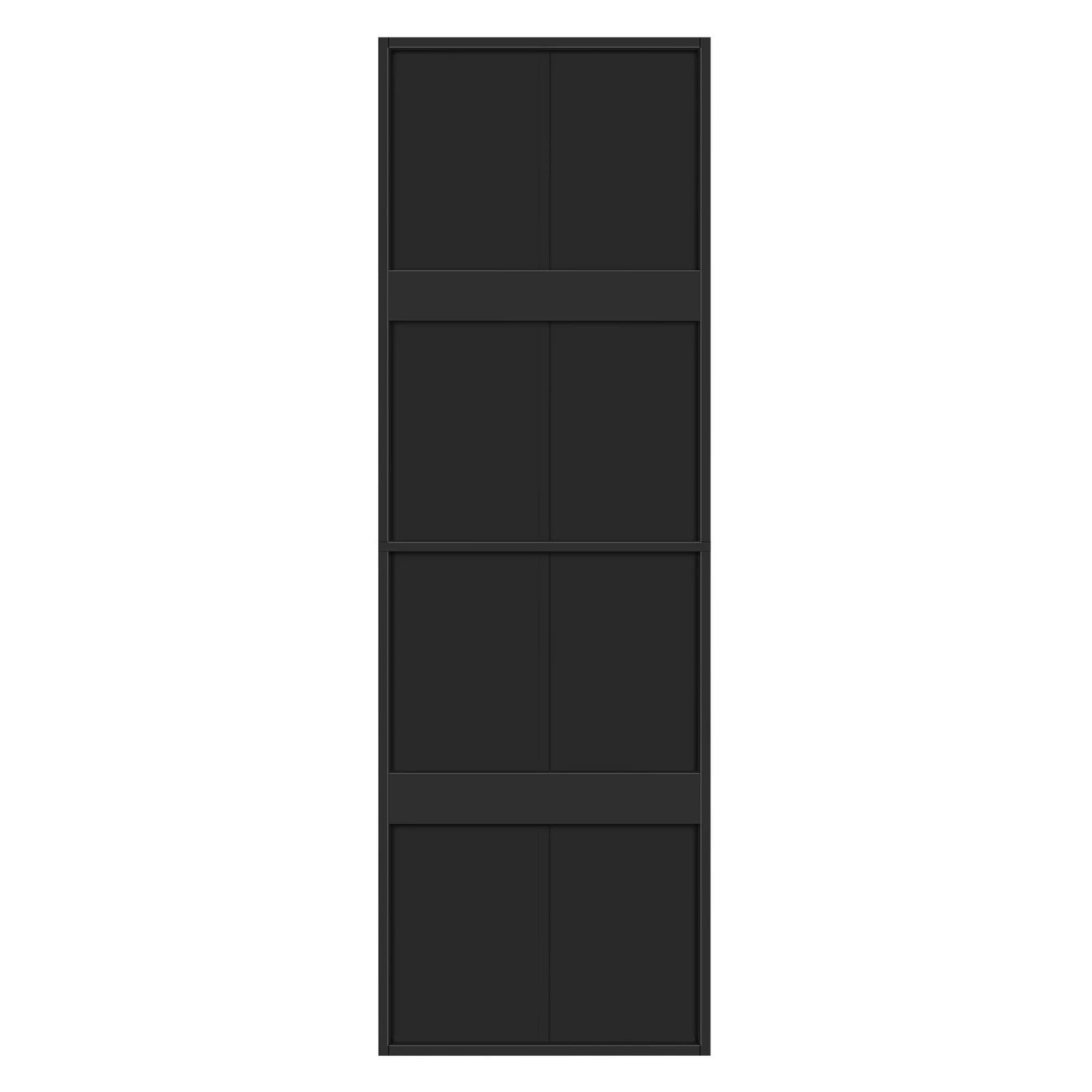 6 Alfordson Chest of 7 Drawers Office Storage Cabinet Tallboy Bedroom - Black, 6 of 10