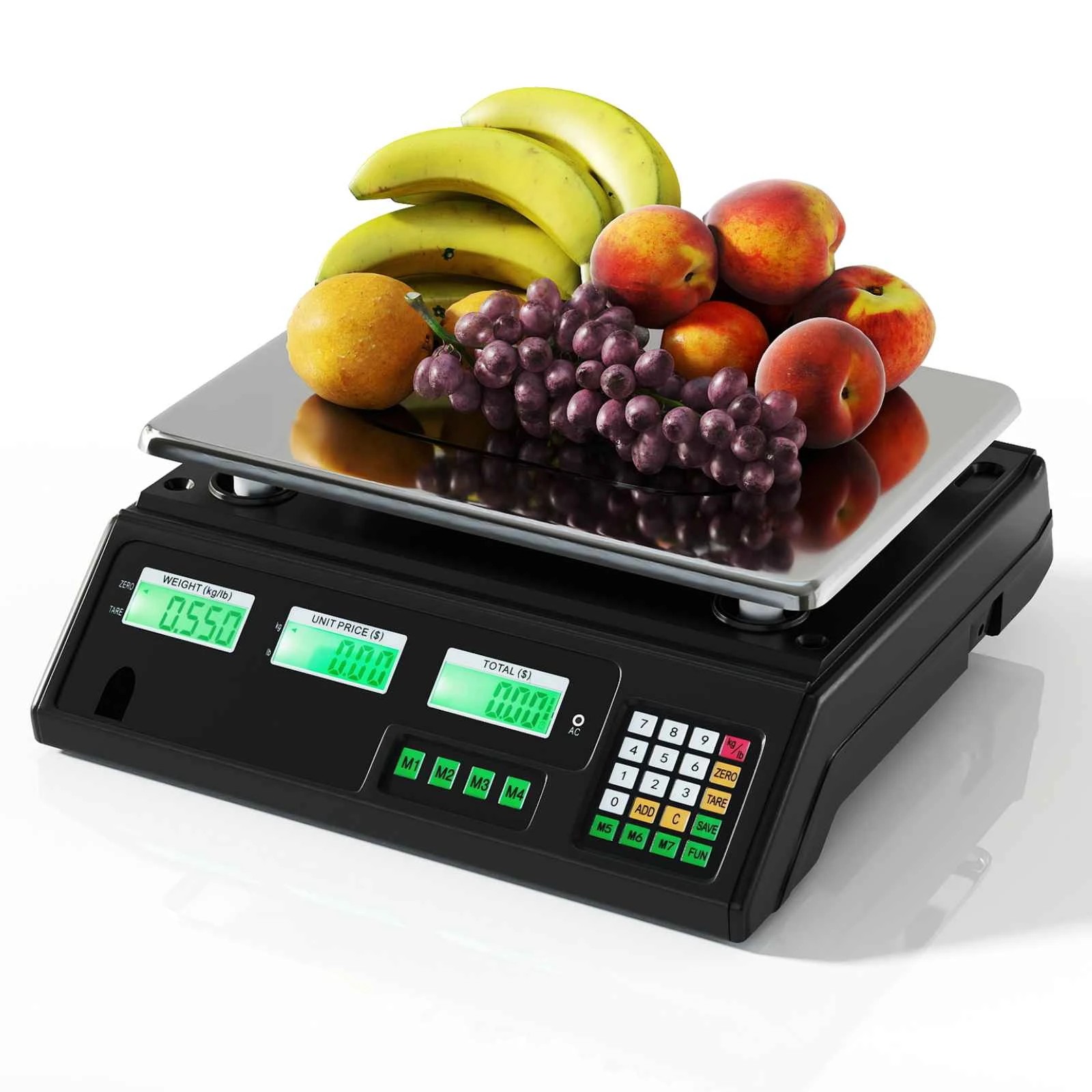 2 Costway 40KG Scale Commercial Electronic Weight Scale Stainless Kitchen Digital LCD Food Scale - Multi, 2 of 2