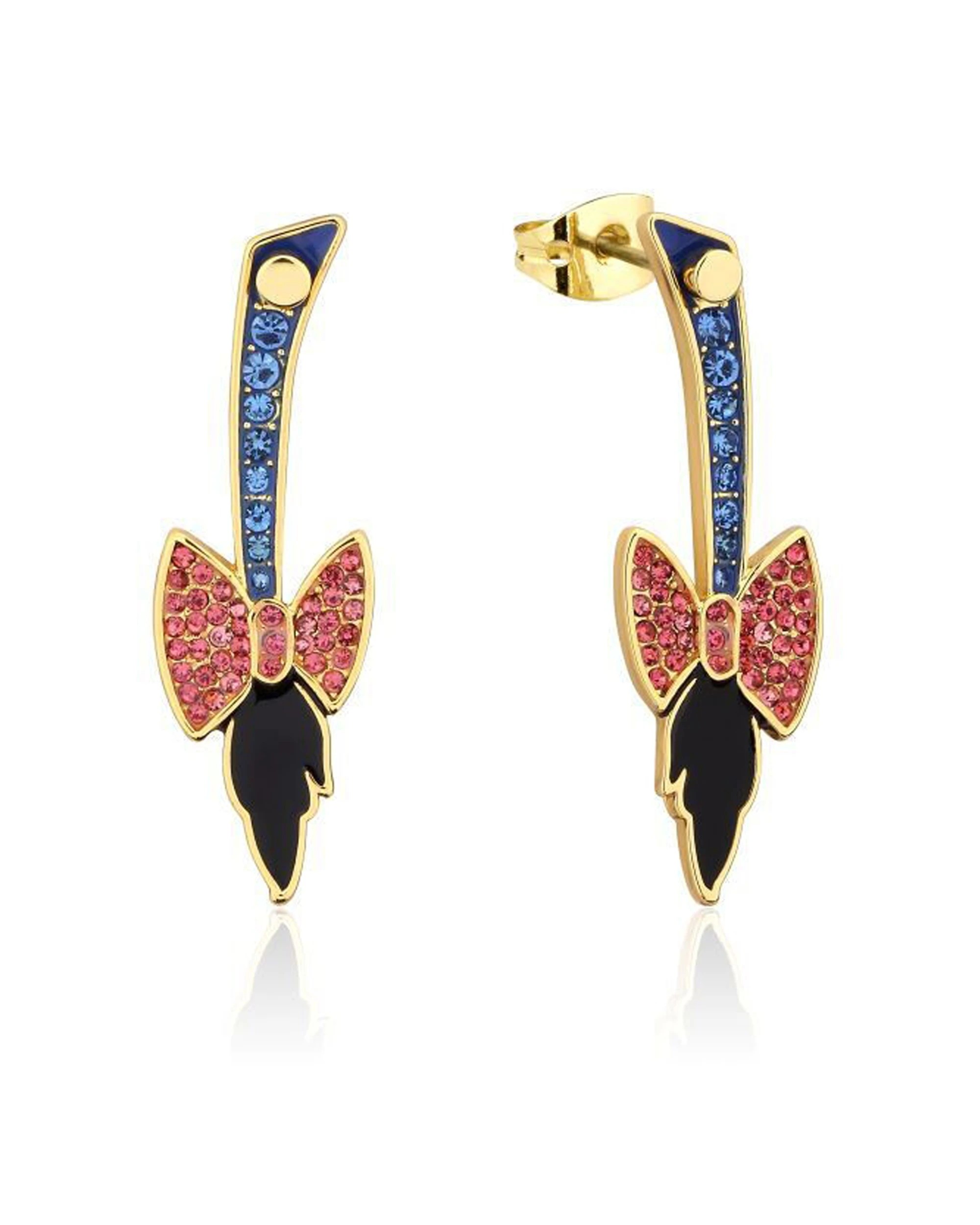 1 Couture Kingdom Disney Winnie The Pooh Eyeore Tail Drop Earrings 57mm - Gold, 1 of 2