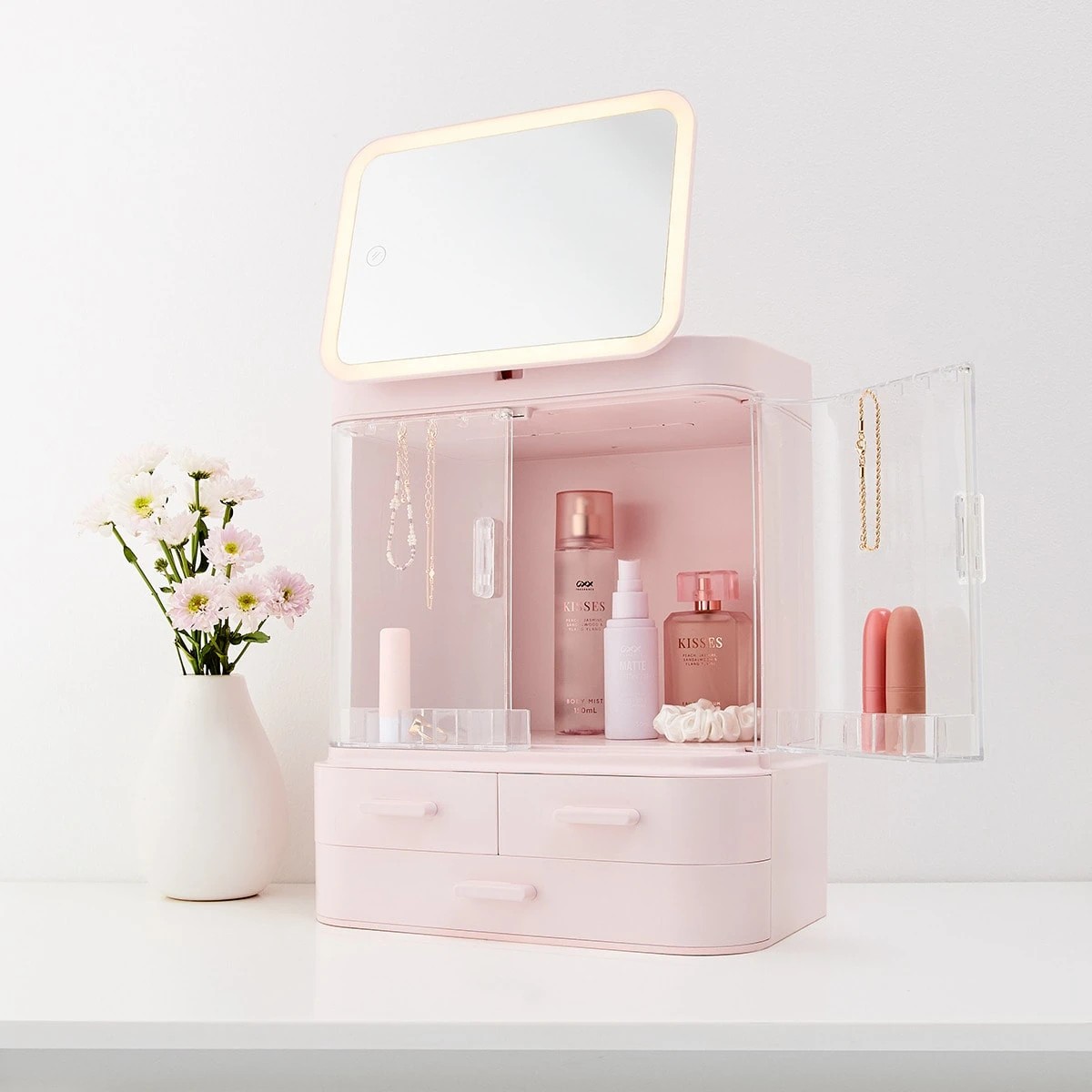 3 Cosmetic Organiser with Doors, 3 of 10