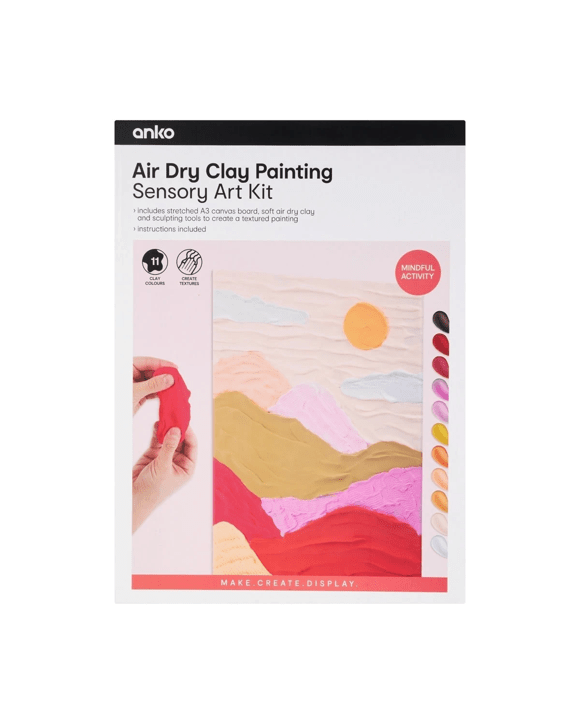 Air Dry Clay Painting Sensory Art Kit - Landscape