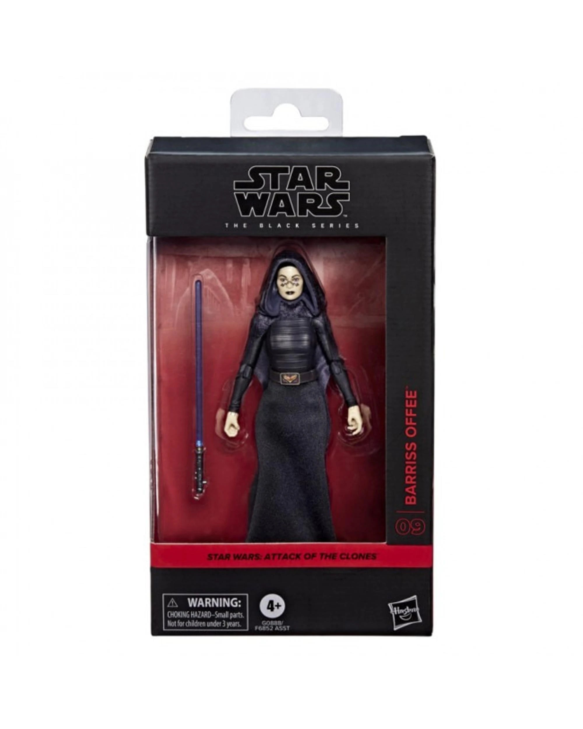 1 Star Wars: The Black Series Attack of the Clones Barriss Offee Action Figure, 1 of 6