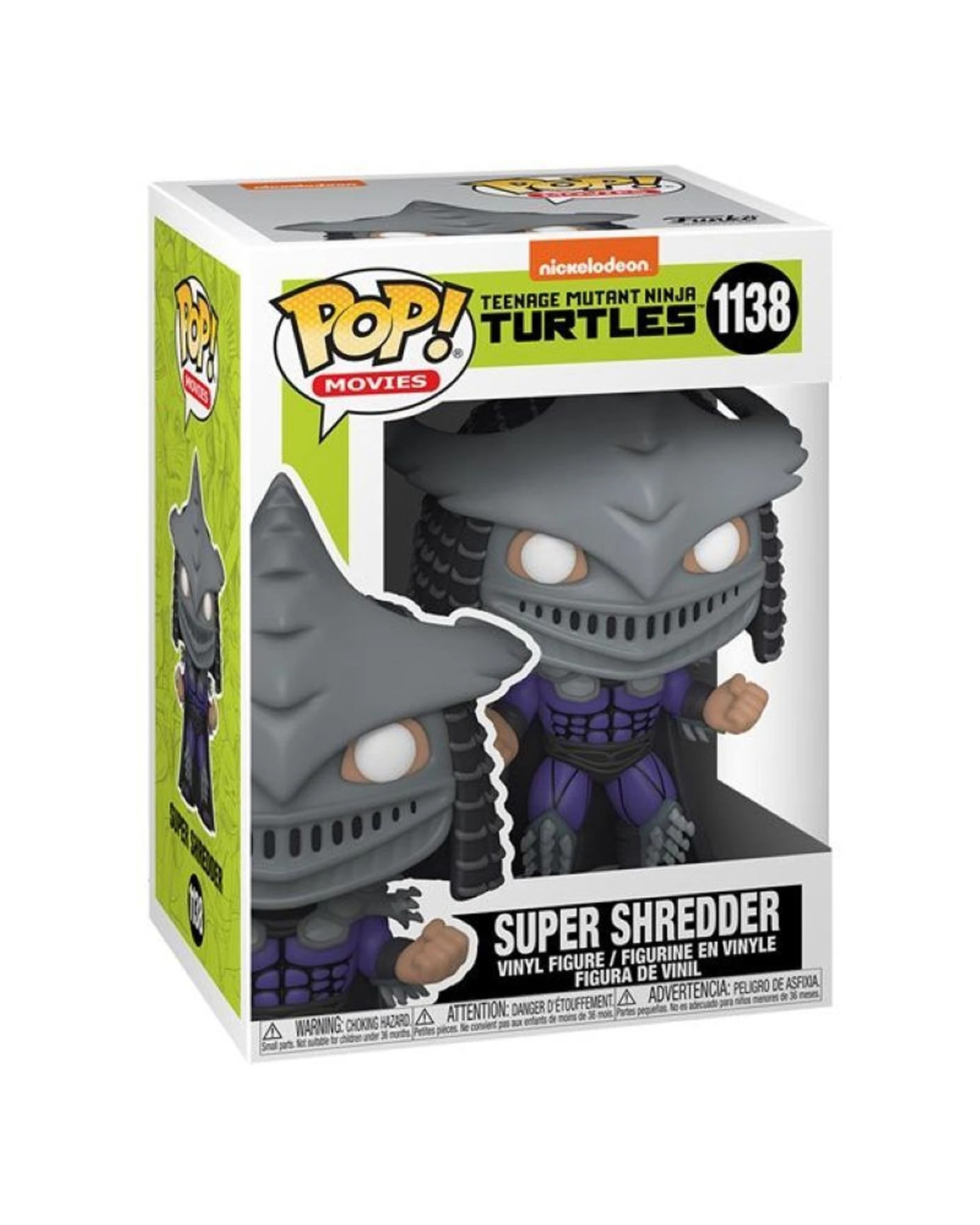 3 Pop Vinyl Figurine Teenage Mutant Ninja Turtles Super Shredder 10cm Figure - Grey, 3 of 3