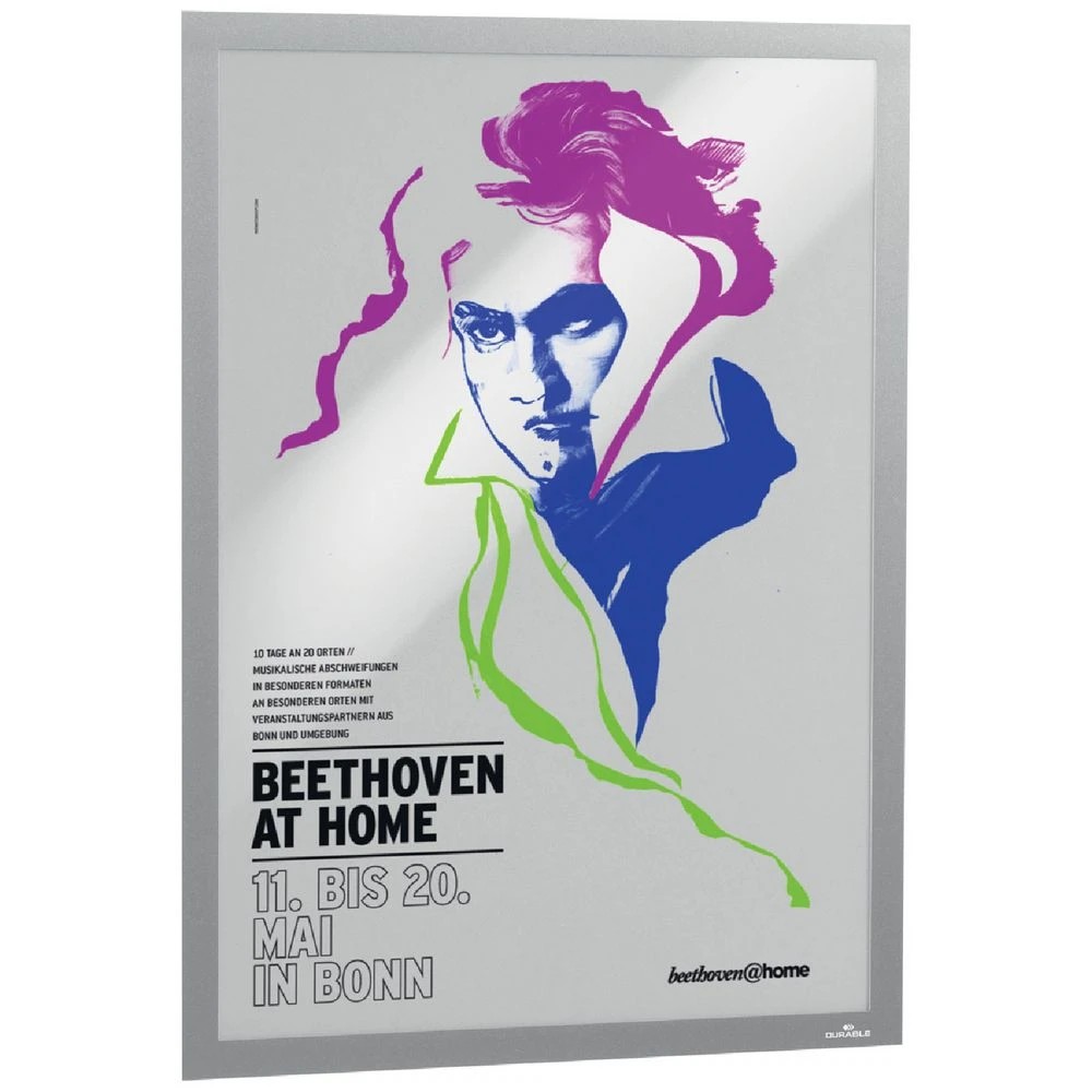 2 Duraframe Poster Info-Frame A2 Silver, 2 of 2