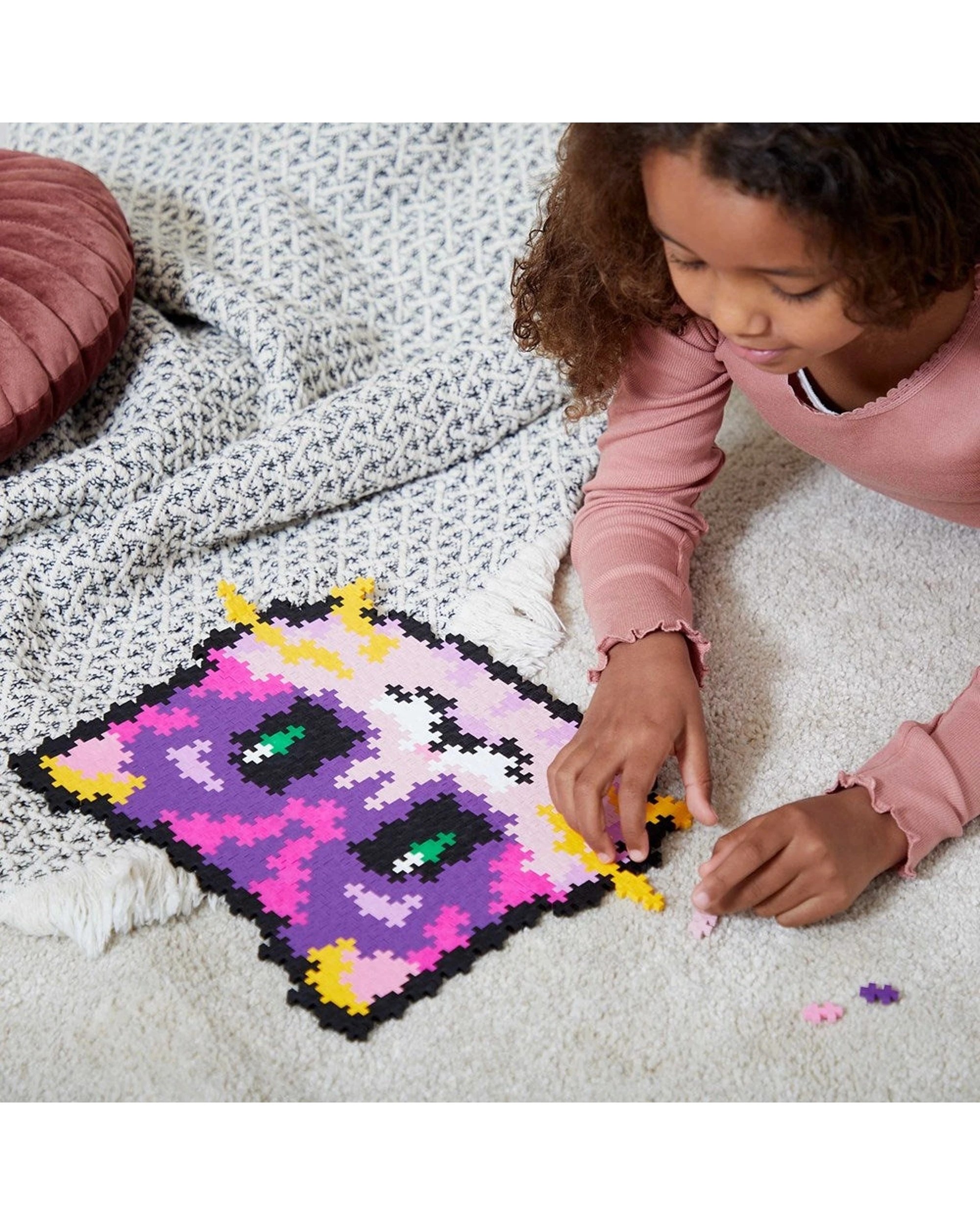 3 Plus-Plus 500pc 5x22cm Puzzle By Number Kitten Kids Child Educational Toy, 3 of 3