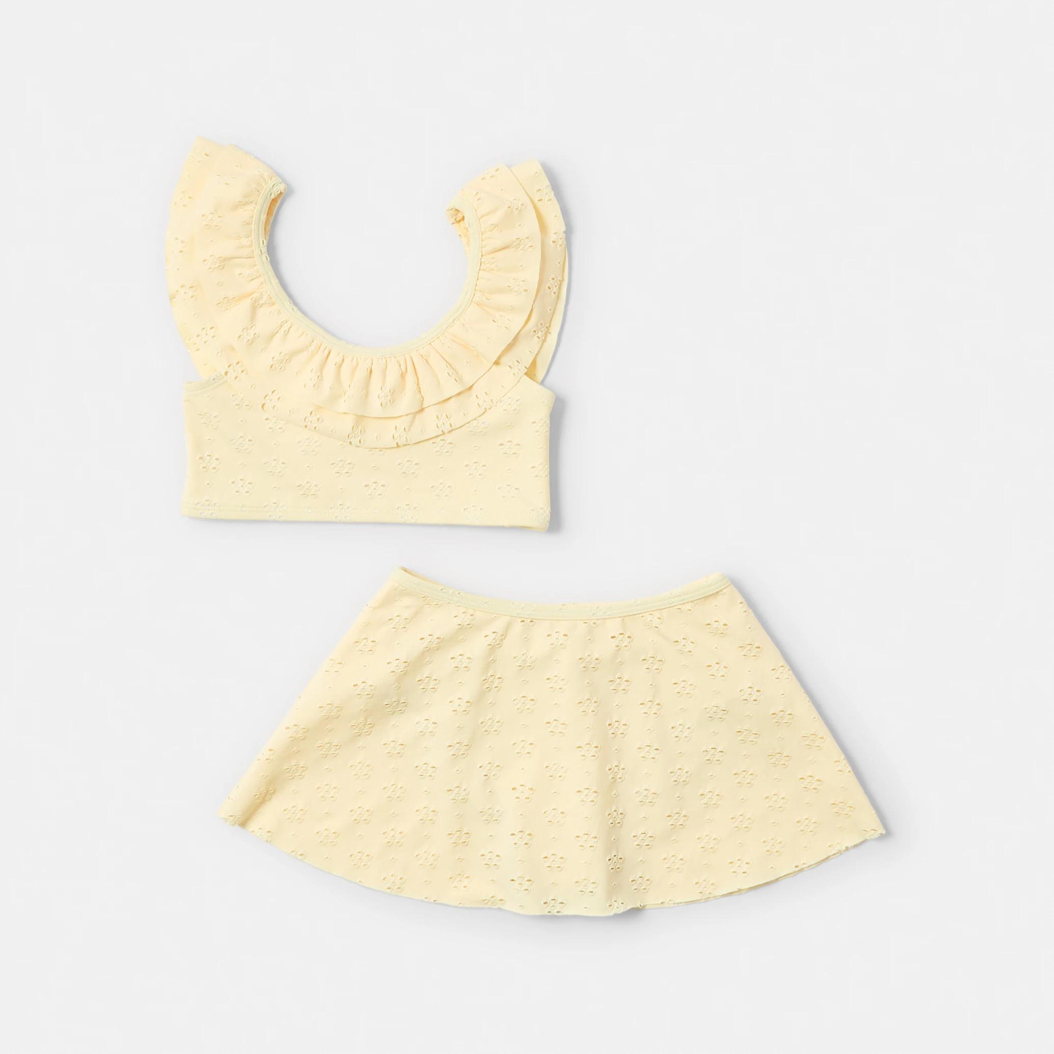9 Lace Bikini Skirt Set Ylw Butter, 9 of 10