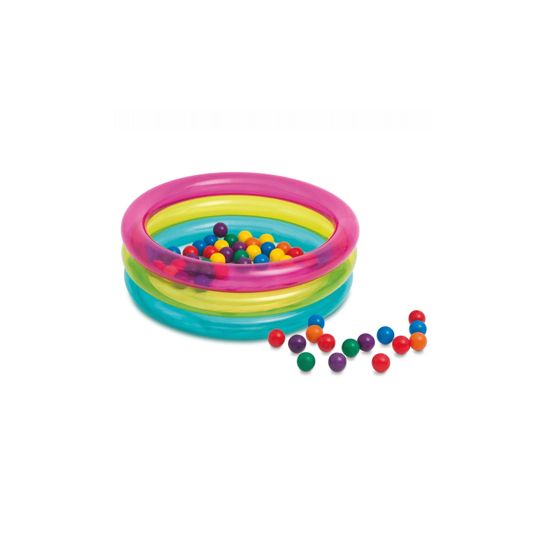 1 Intex Classic Inflatable Baby Ball Pit With 50 Colourful Balls Indoor Outdoor Use 1-3 Years
 - Multi, 1 of 4