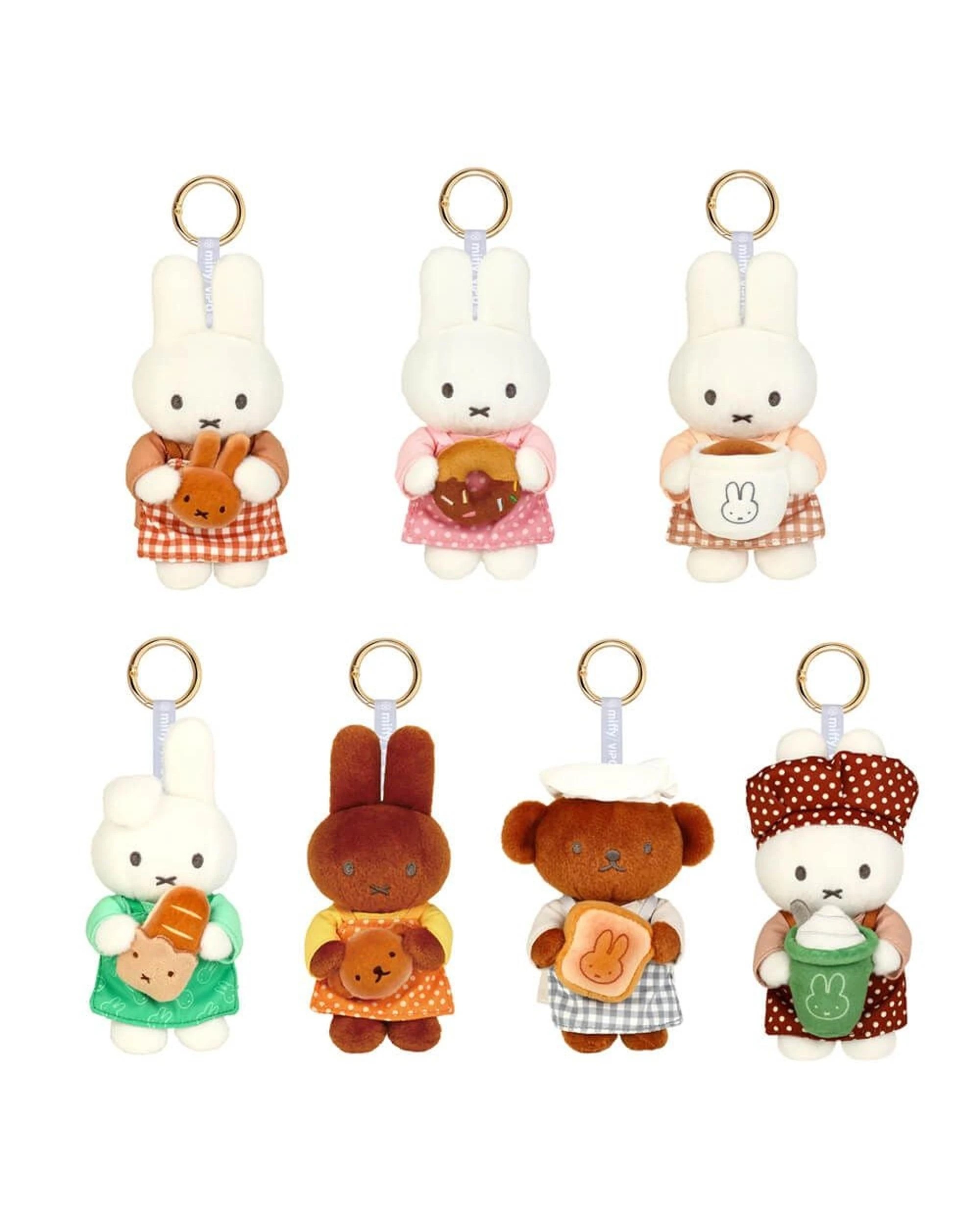 2 Miffy Bakery Series Plush Keychain Blind Box, 2 of 9