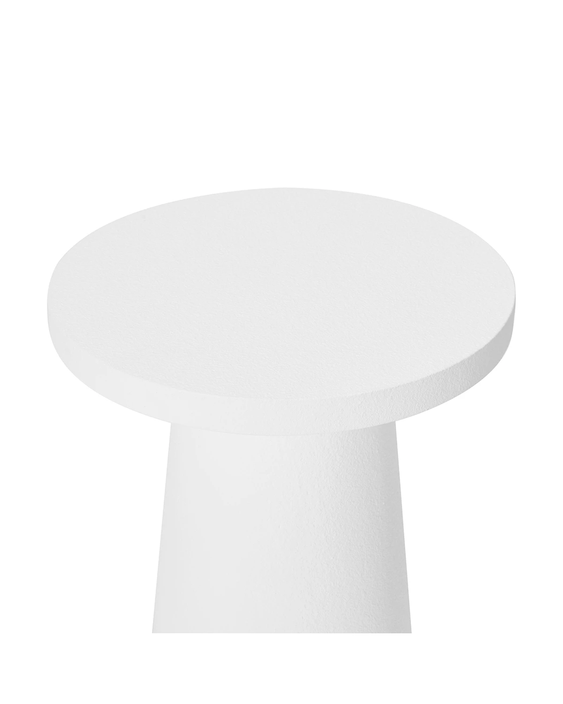 5 White Textured Side Table, 5 of 8