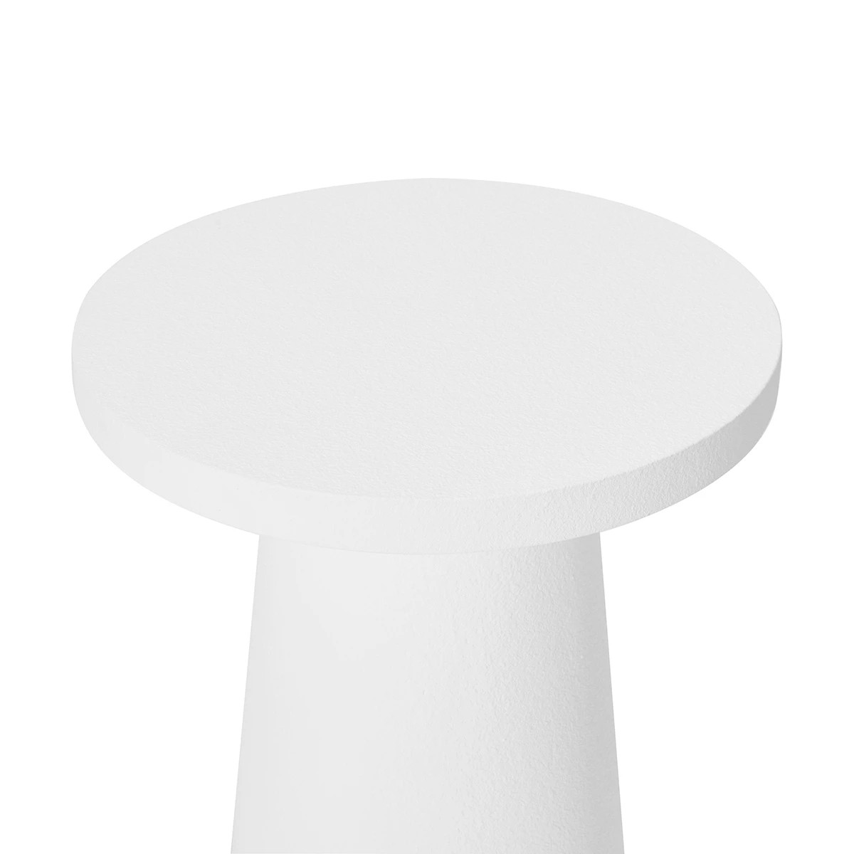5 White Textured Side Table, 5 of 8