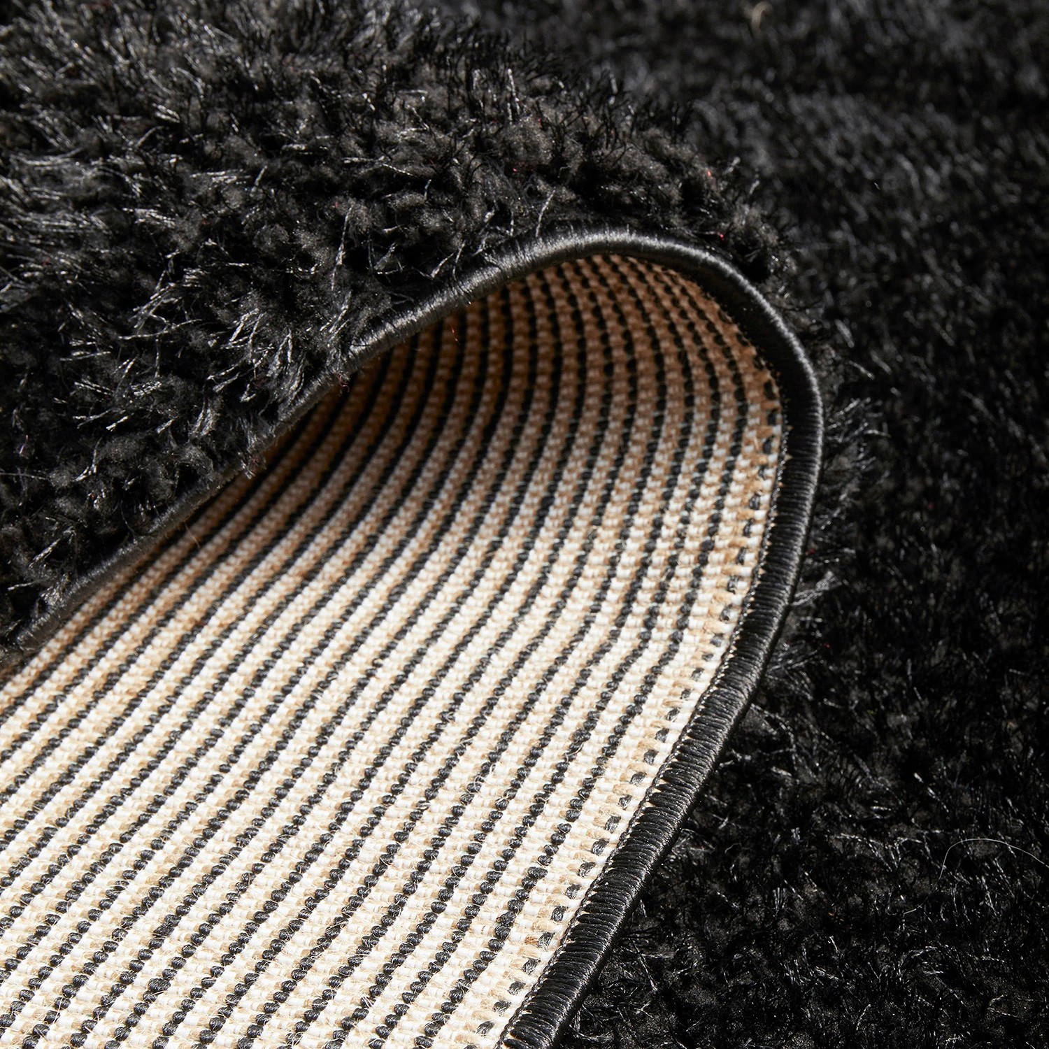 9 Common Ground Rugs Sienna 150x80cm - Small Power Loomed Floor Rug - Black, 9 of 9