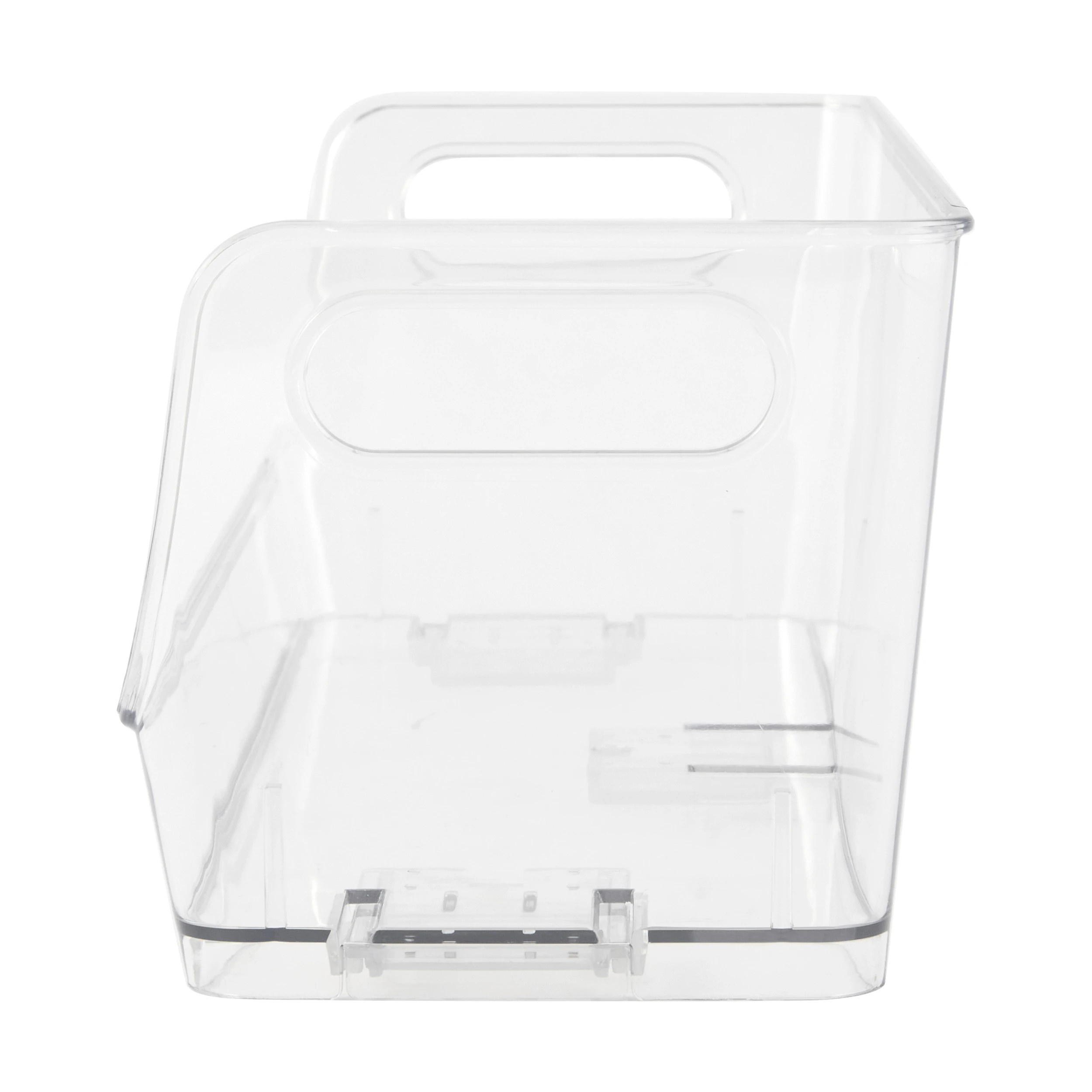 3 Small Stackable Storage Tub - Clear, 3 of 6