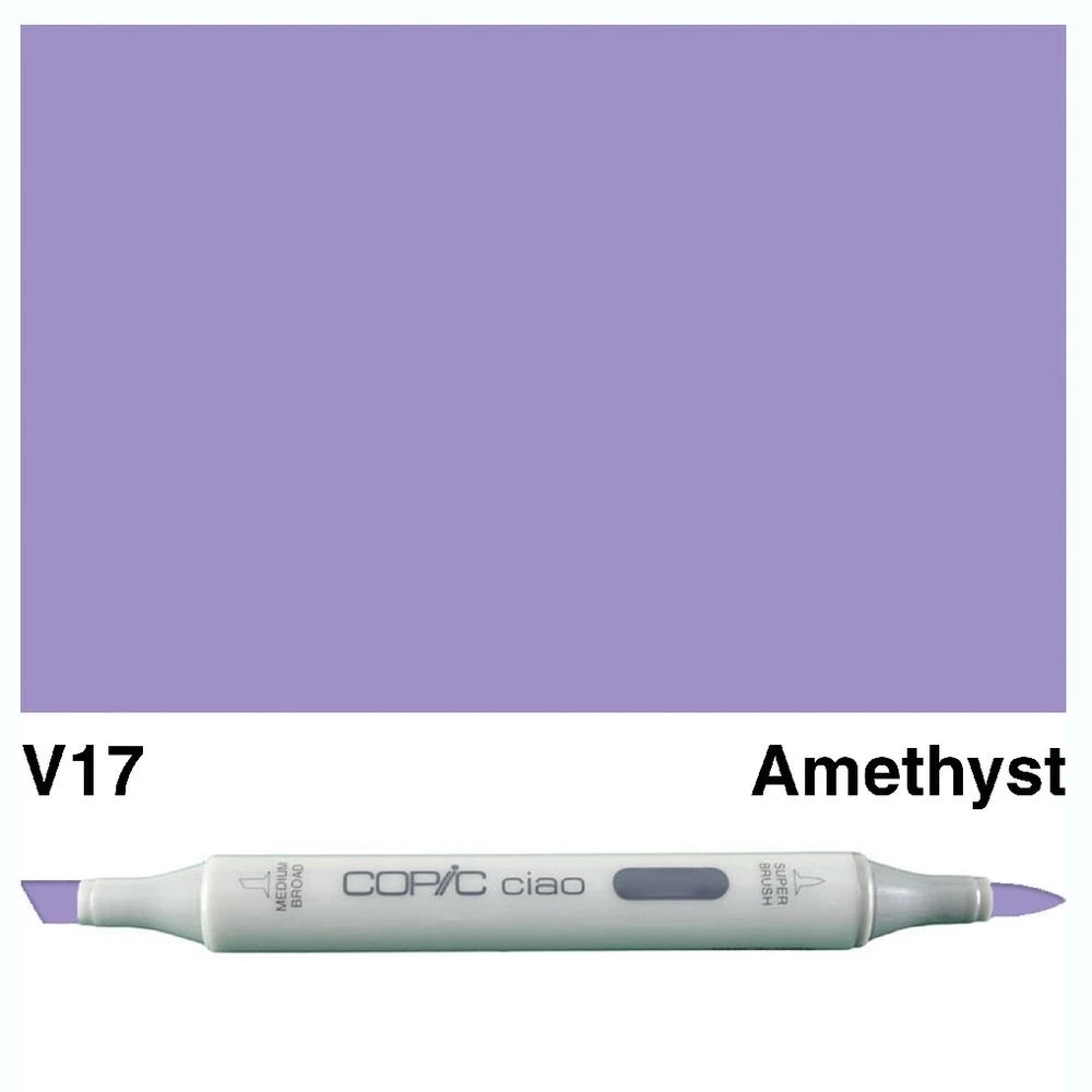 3 Copic Ciao Dual Nib Marker V17 Amethyst, 3 of 3