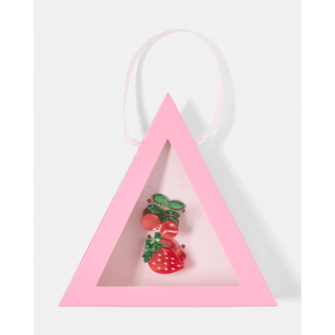 1 2 Pack Red Fruit Claw Hair Clips Gift Set, 1 of 3