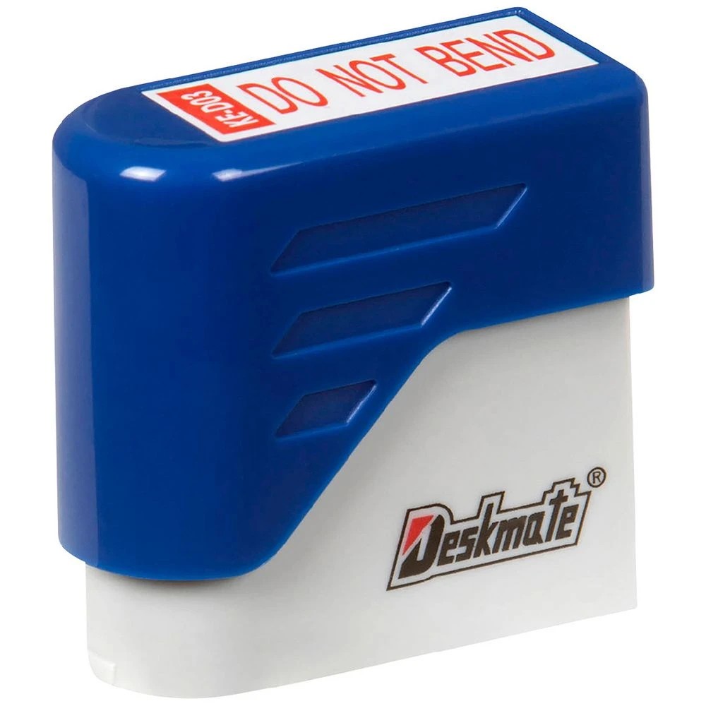 1 Deskmate Do Not Bend Stamp Red, 1 of 2