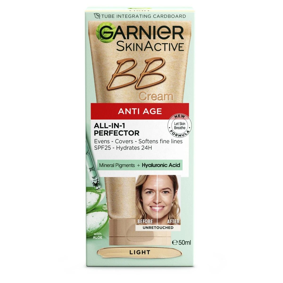 1 Garnier SkinActive Perfecting Care All-In-One BB Cream Anti Age - Light, 1 of 7