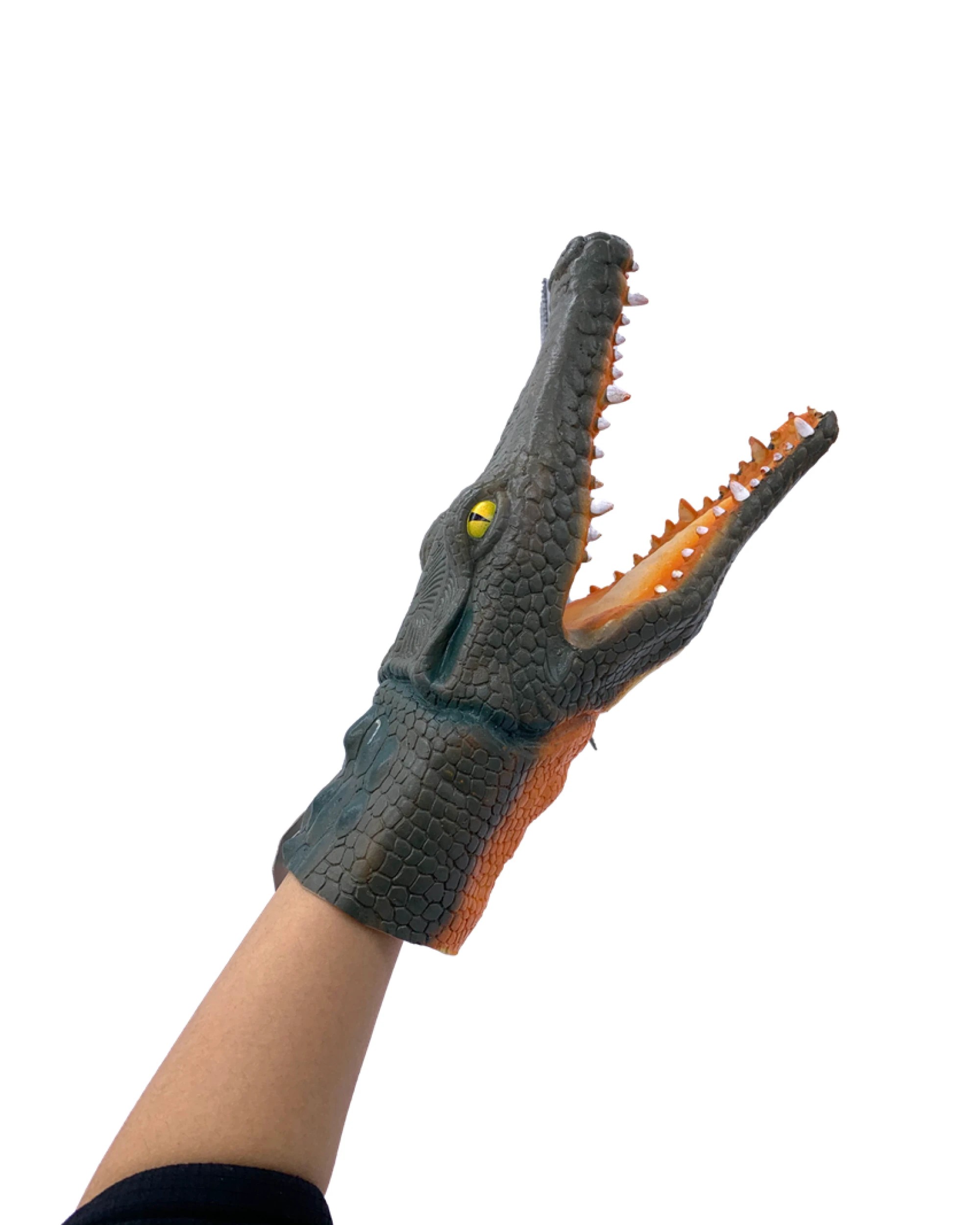 2 BR Costumes Realistic Crocodile Hand Puppet for Costume Parties, 2 of 3