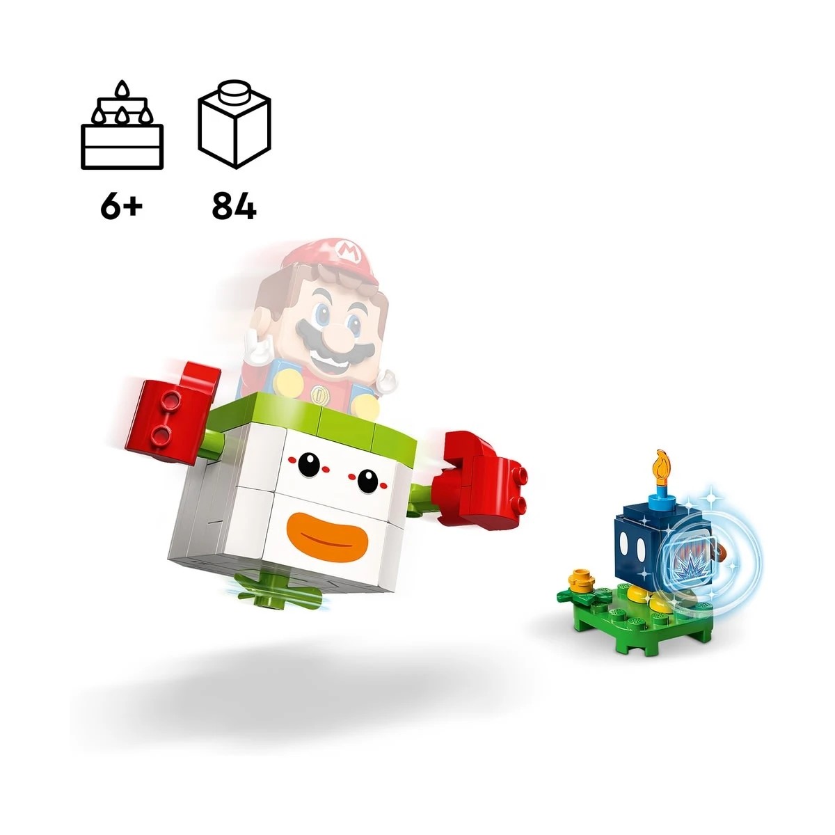 2 LEGO Super Mario Bowser Jr.'s Clown Car Expansion Set 71396, 2 of 9