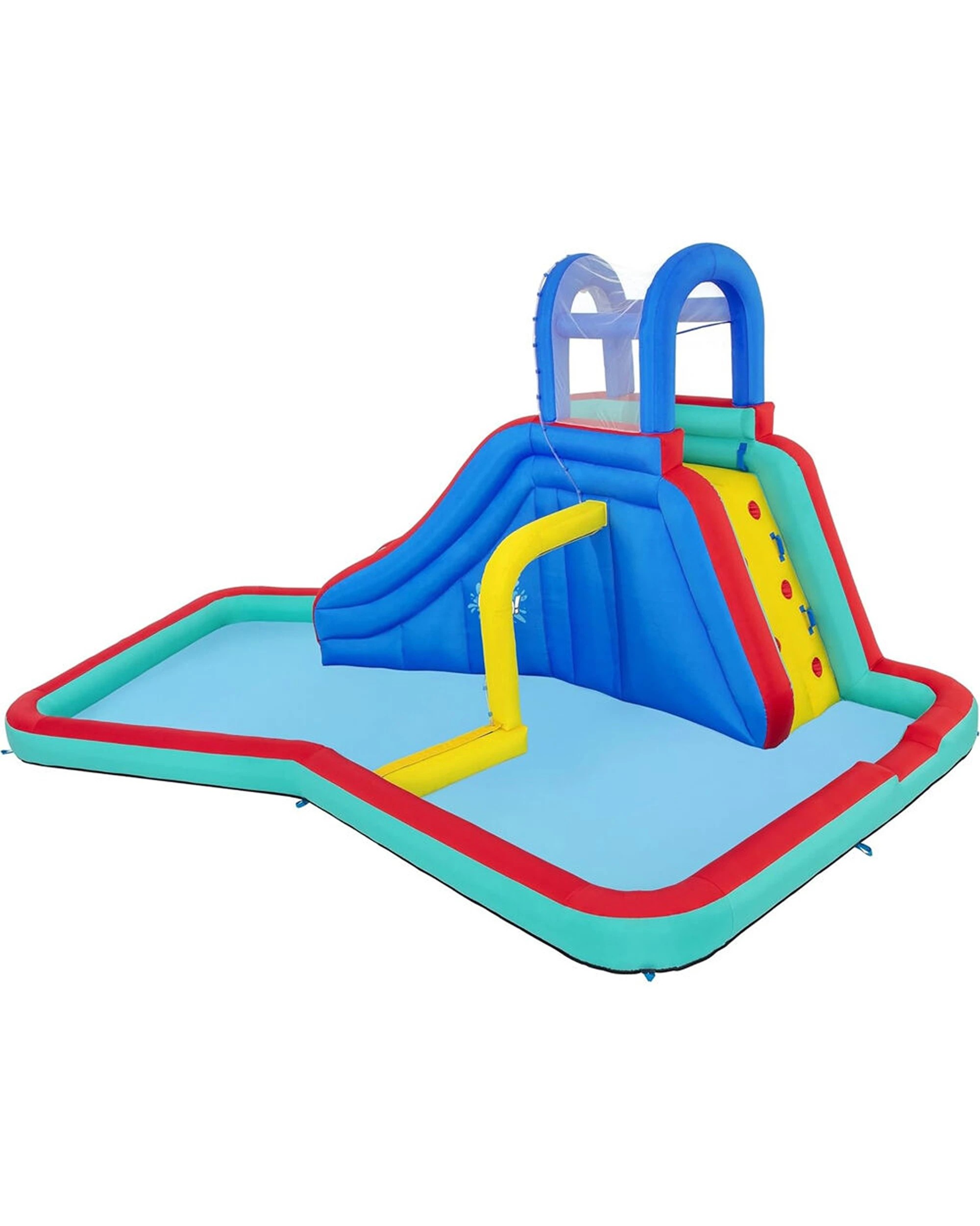 1 Bestway H2O Go Waterfall Waves Kids Inflatable Water Park Pool 5y Plus - Multi, 1 of 5