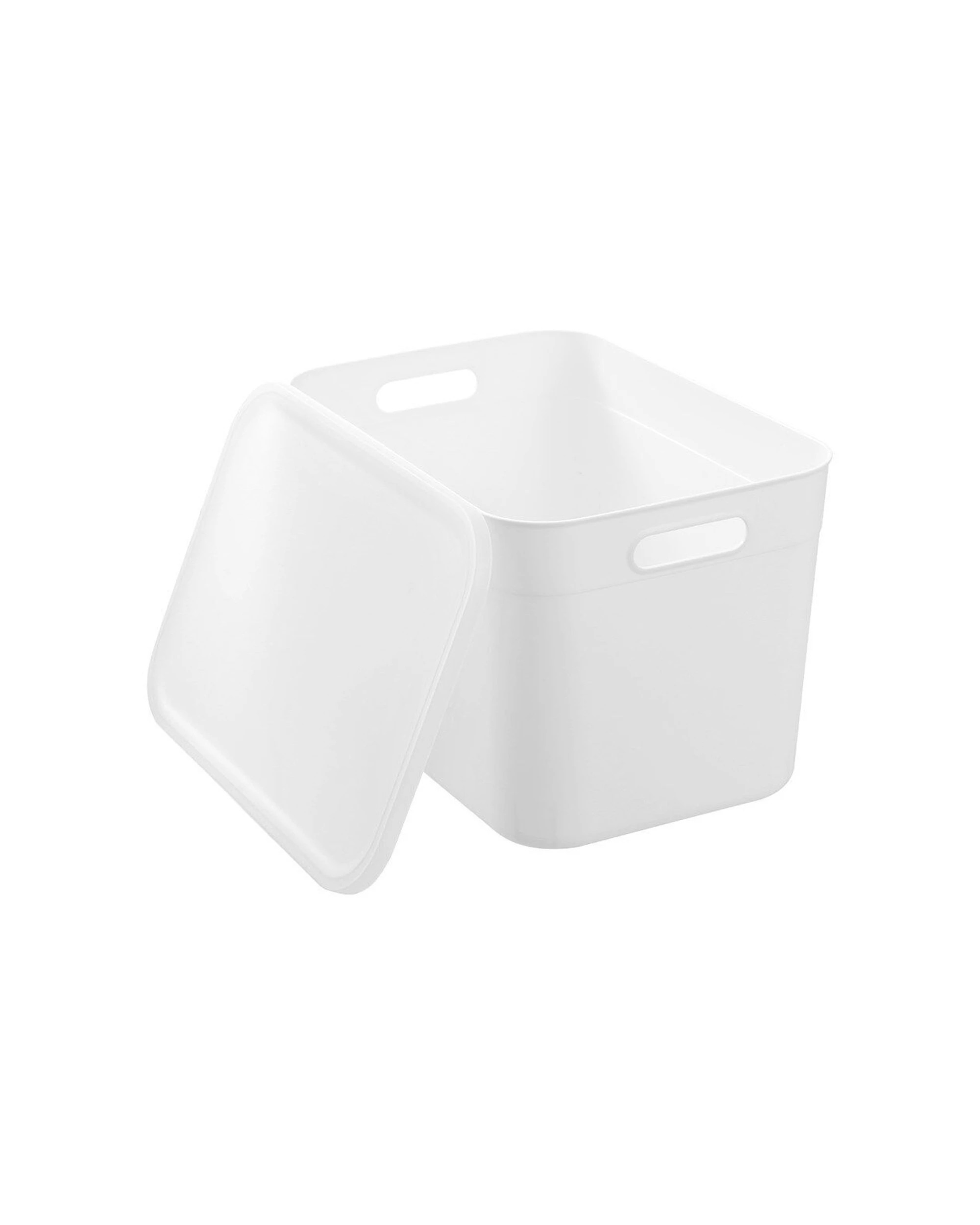 3 Boxsweden 8PK Stackable Durable Storage Container With Lid 35.5cm 16.5L - White, 3 of 6