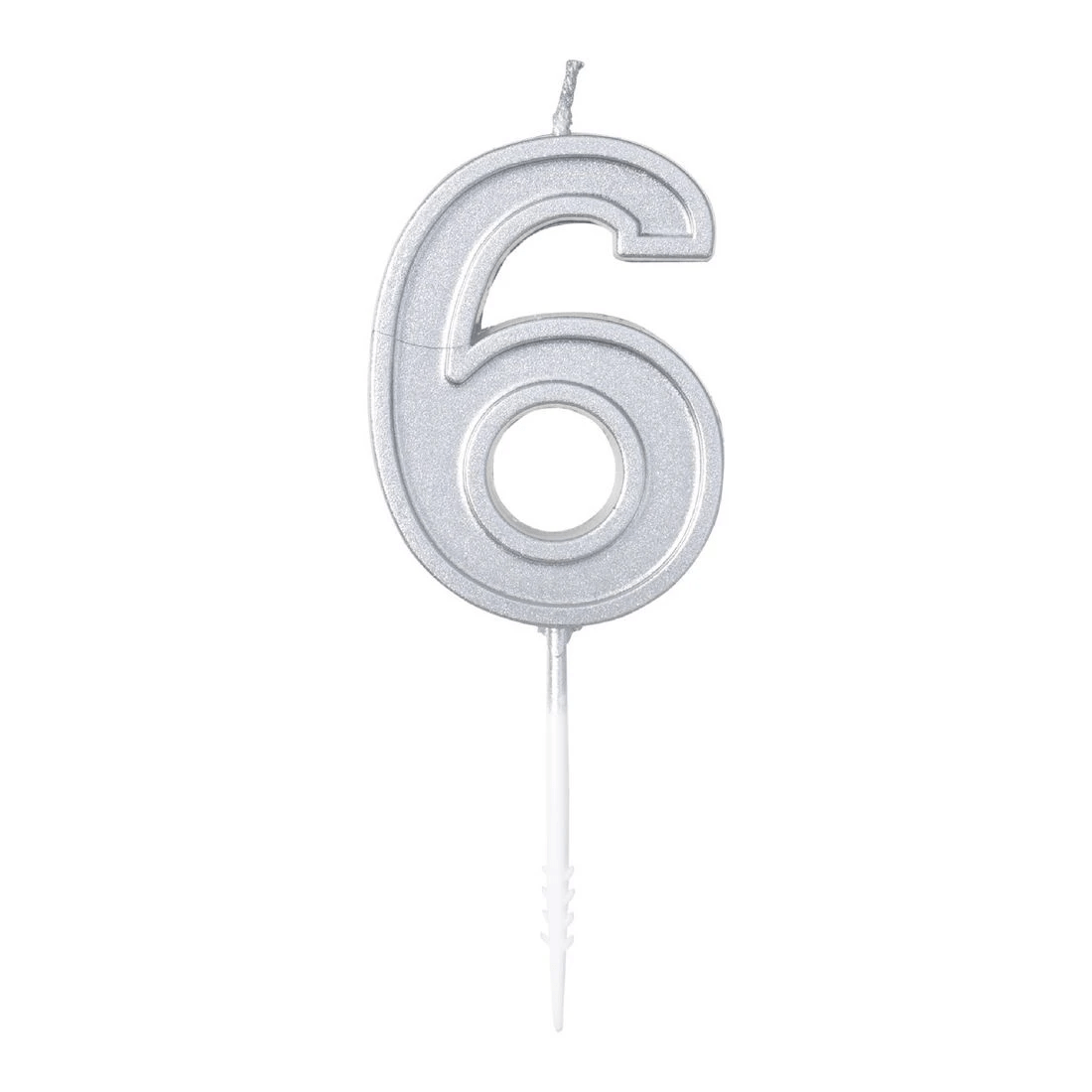 Silver 6-Piece Birthday Candle – Le Mabelle