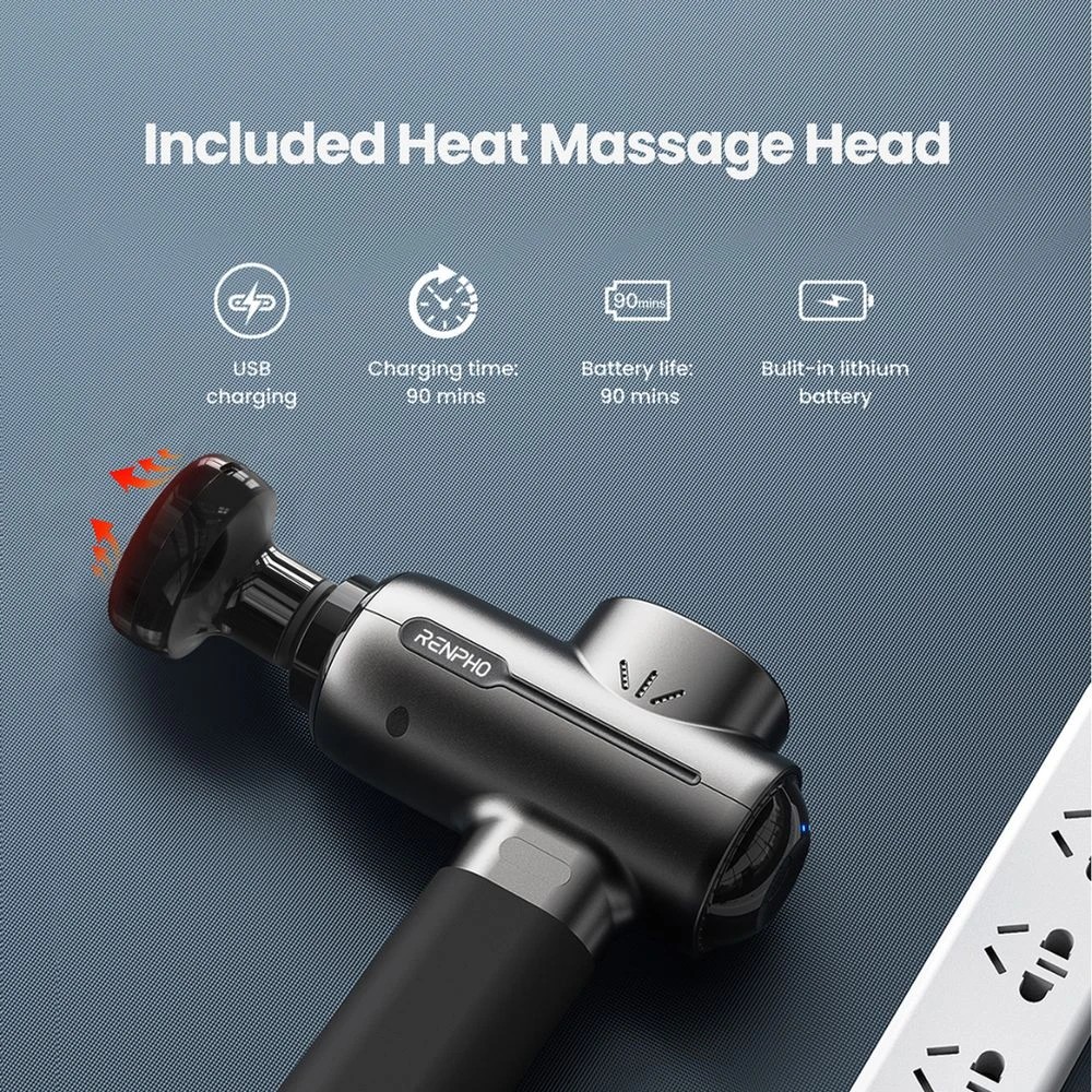 3 RENPHO Massage Gun with Heat, 3 of 8