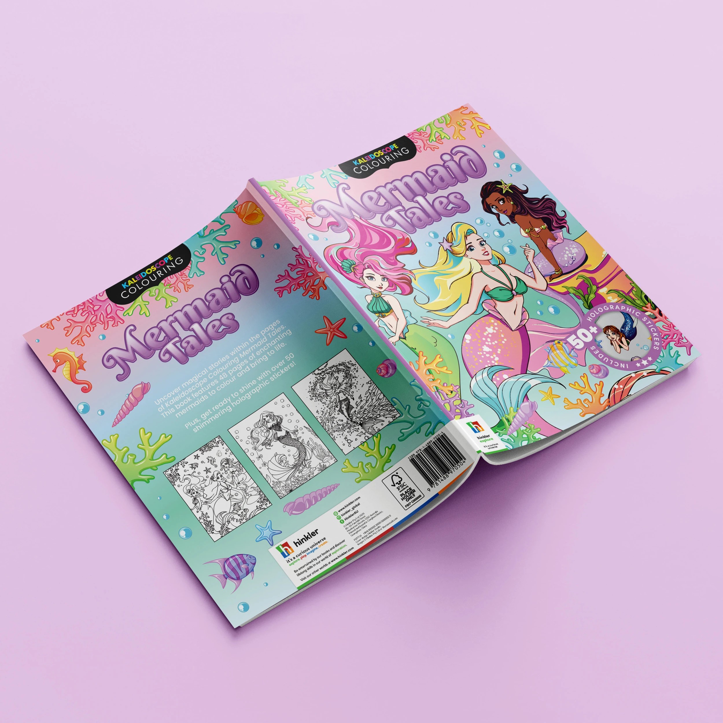 6 Kaleidoscope Colouring: Mermaid Tales - Book, 6 of 6