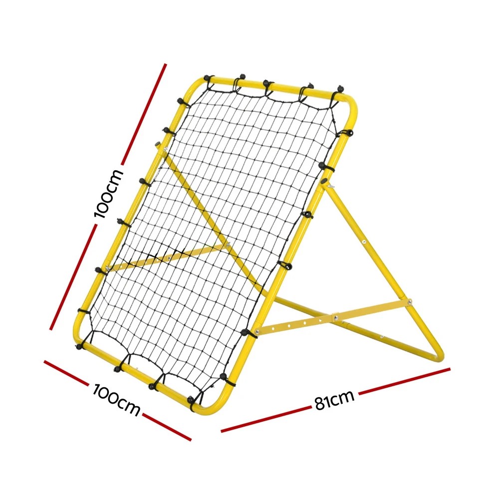 2 Everfit Baseball Soccer Net Rebounder Football Goal Net Sports Training Aid - Yellow, 2 of 7
