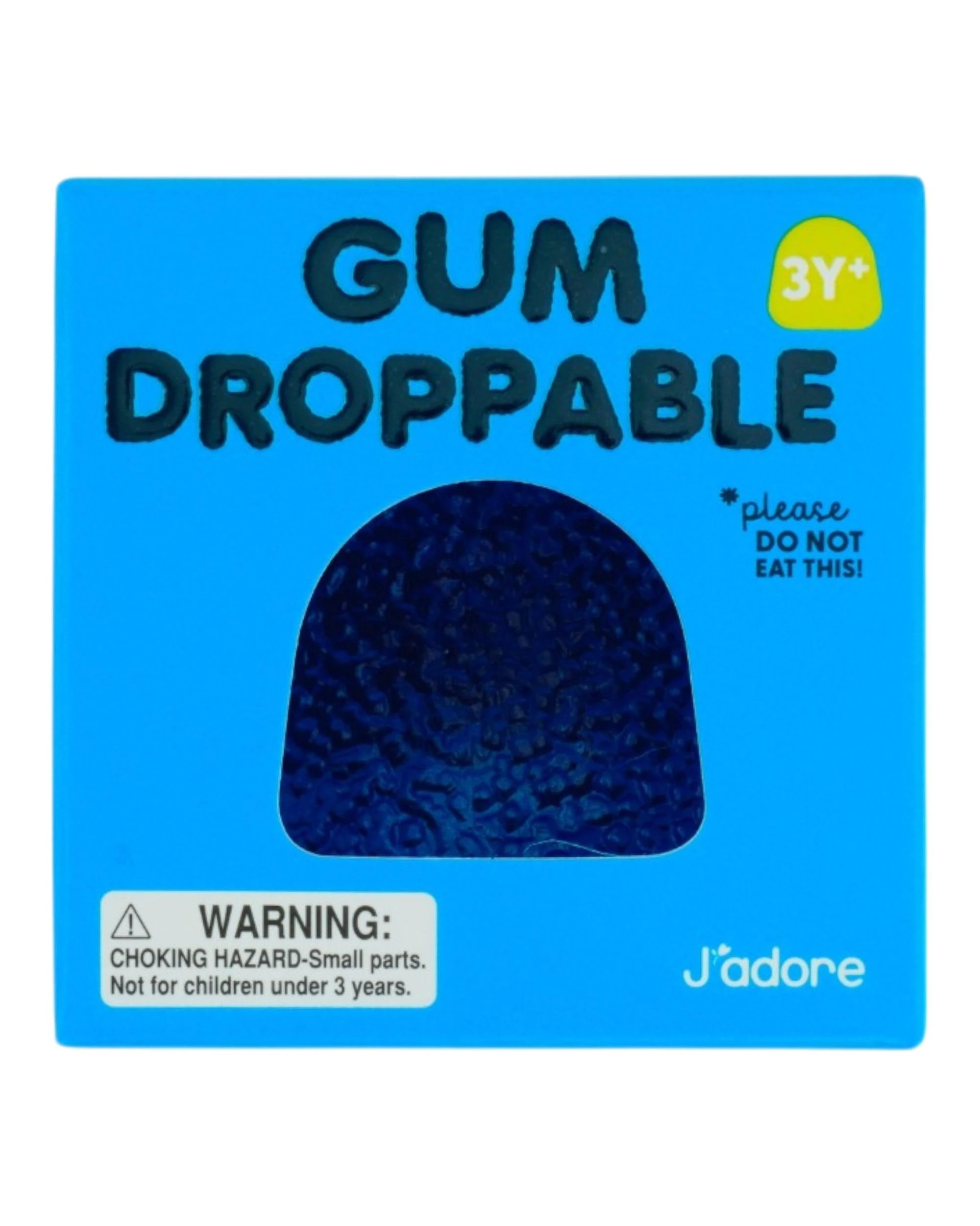 1 J'adore Gum Droppable Squishy - Blue, 1 of 3