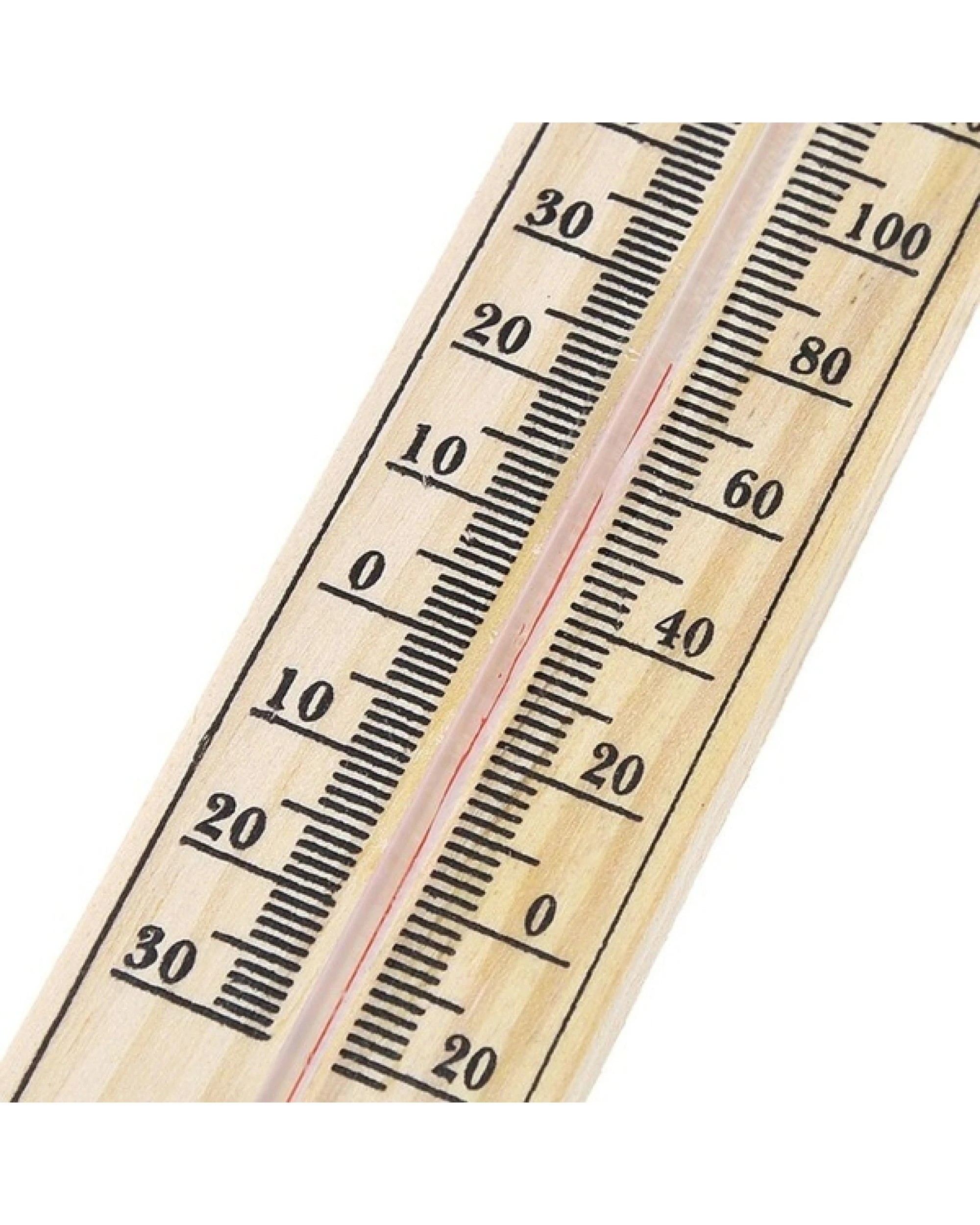 3 BR Home Wooden Thermometer for Indoor and Outdoor Use with Glass Wall Mount and Room Sen, 3 of 6