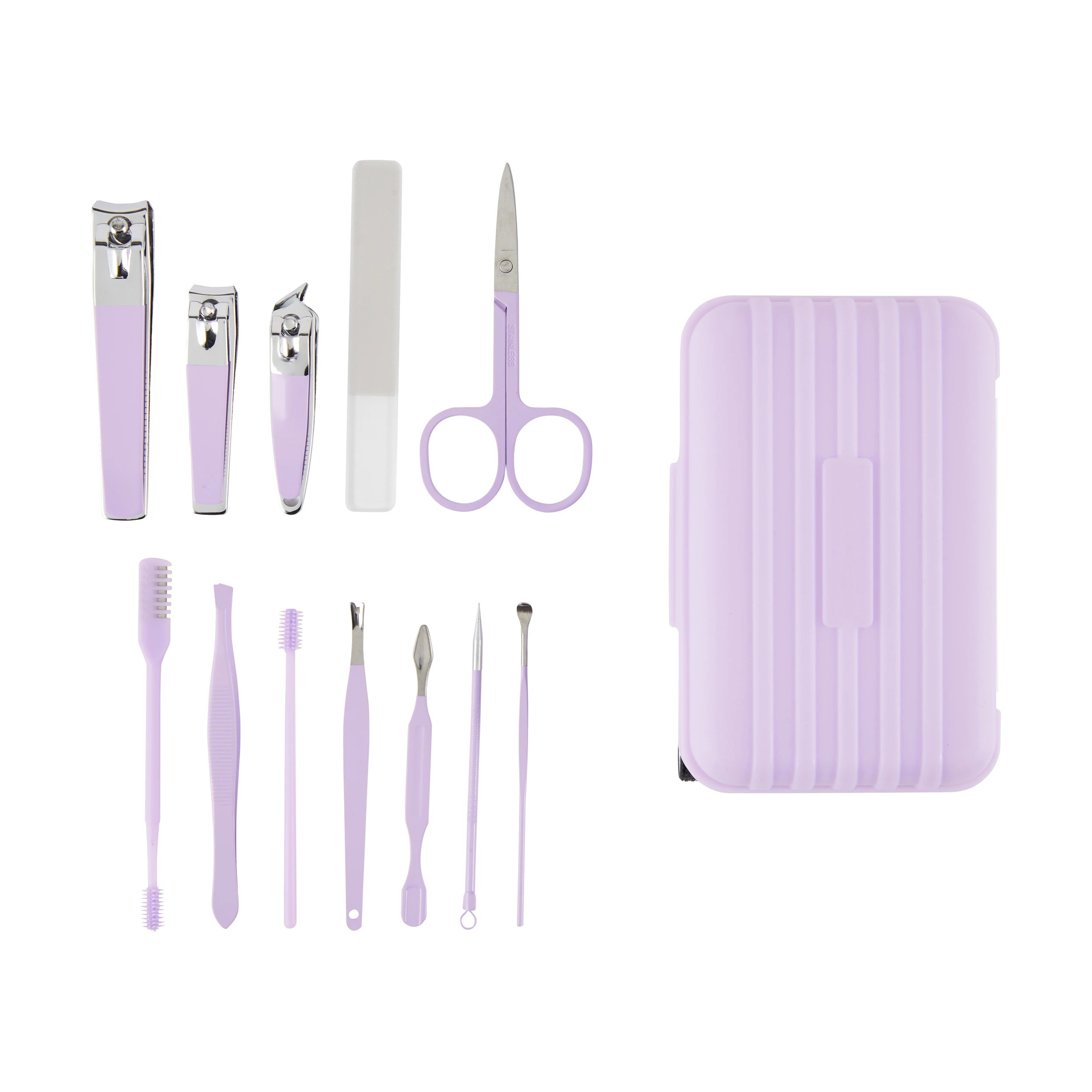 4 OXX Cosmetics 13 Piece Manicure Suitcase Kit, 4 of 5