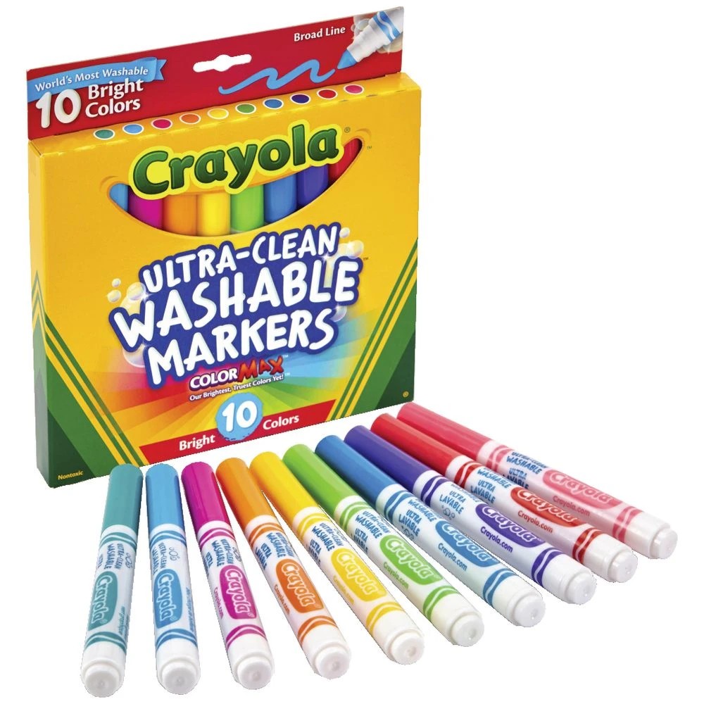 2 Crayola Ultra-clean Washable Markers 10 Pack, 2 of 2