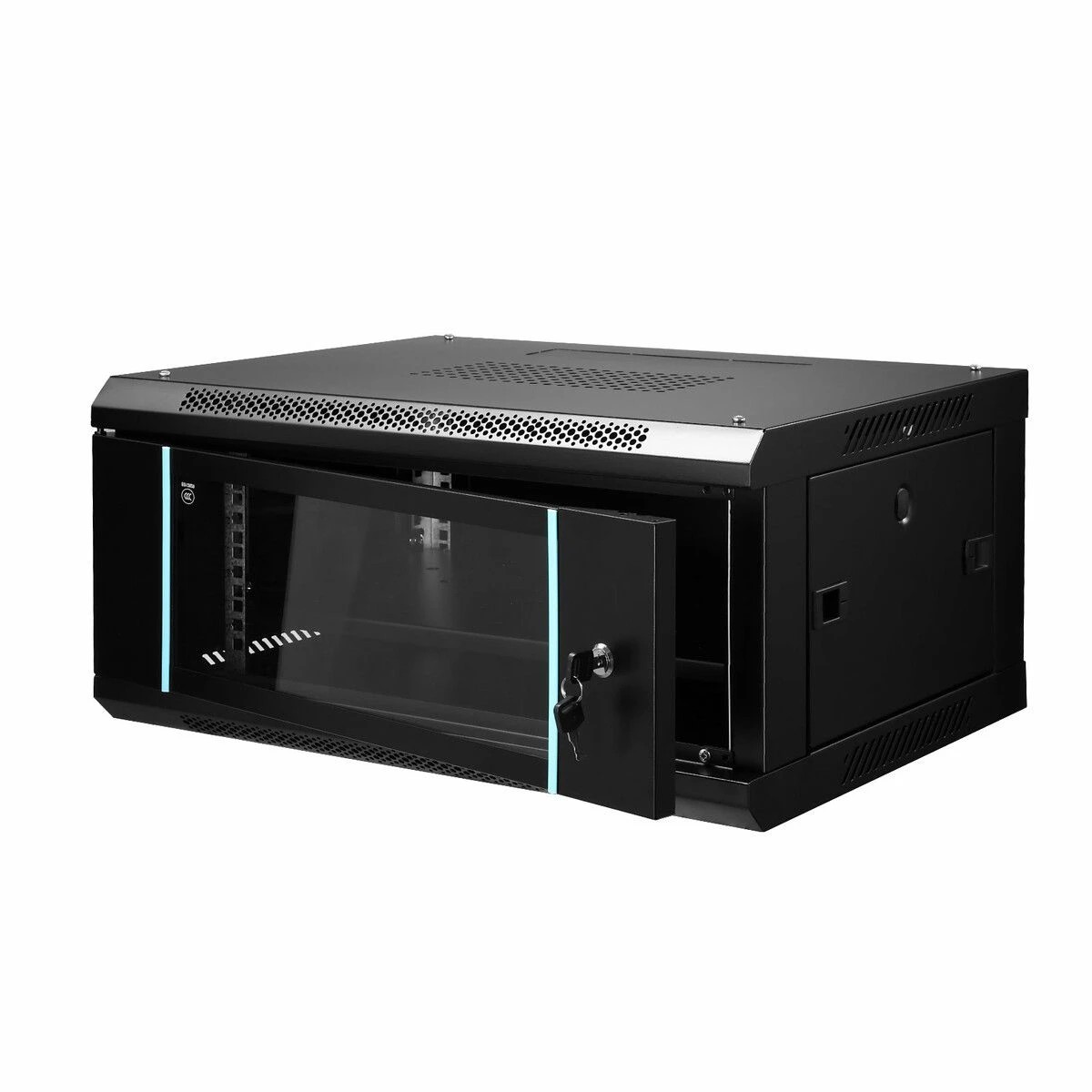 7 AUSWAY 4U Network Server Cabinet Wall Mount Data Rack Enclosure 19 Inch Deep, 7 of 7